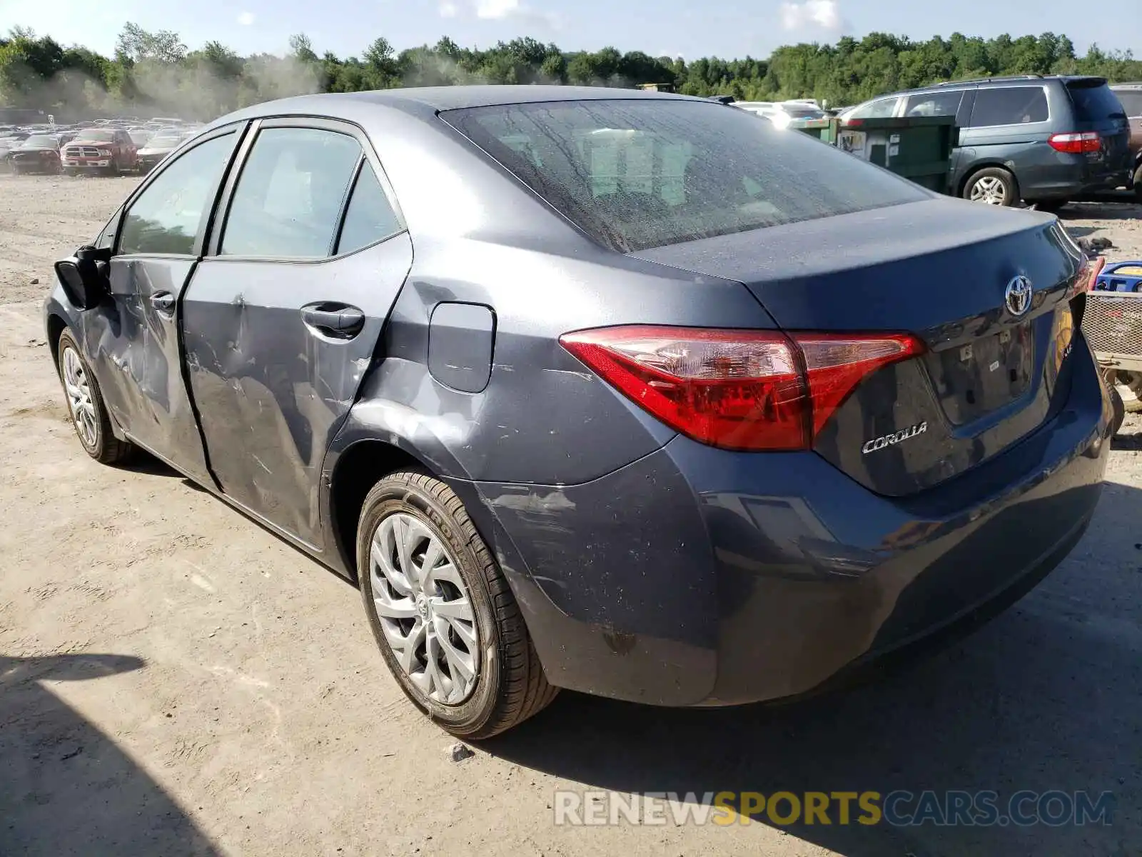 3 Photograph of a damaged car 5YFBURHE7KP941682 TOYOTA COROLLA 2019