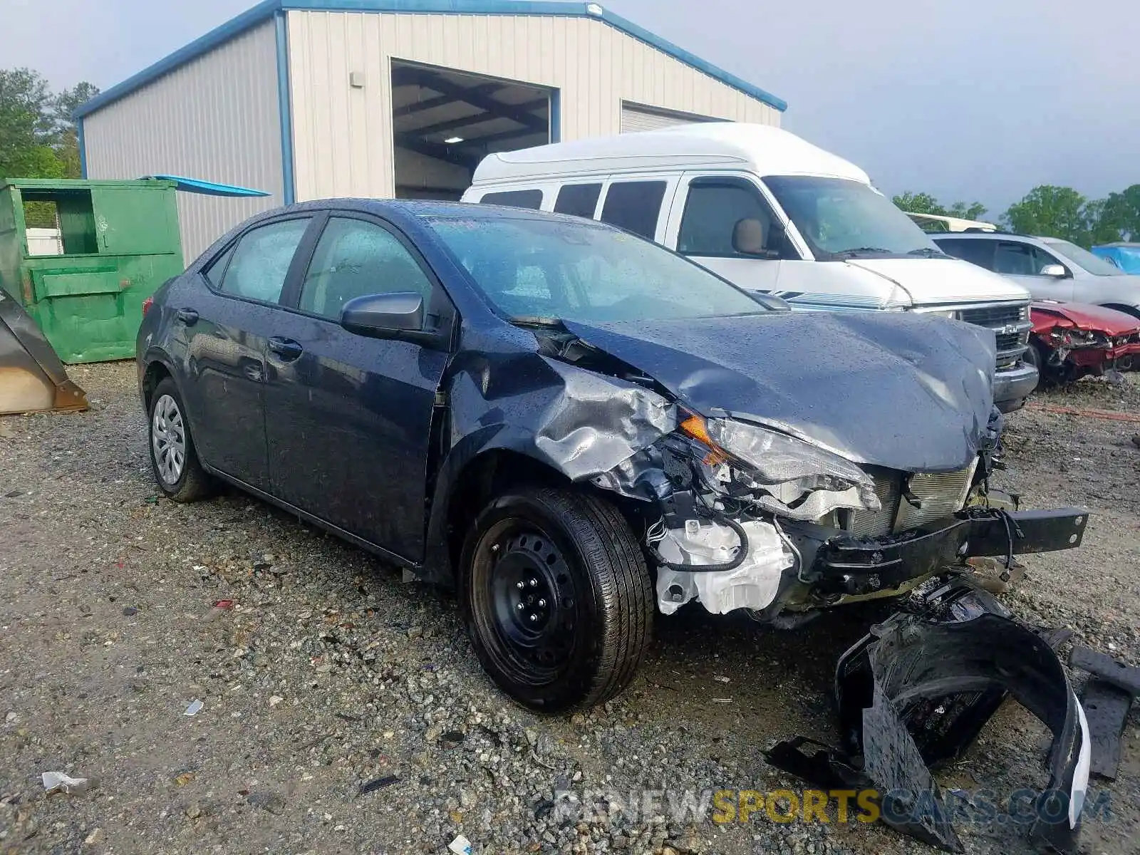 1 Photograph of a damaged car 5YFBURHE7KP941732 TOYOTA COROLLA 2019