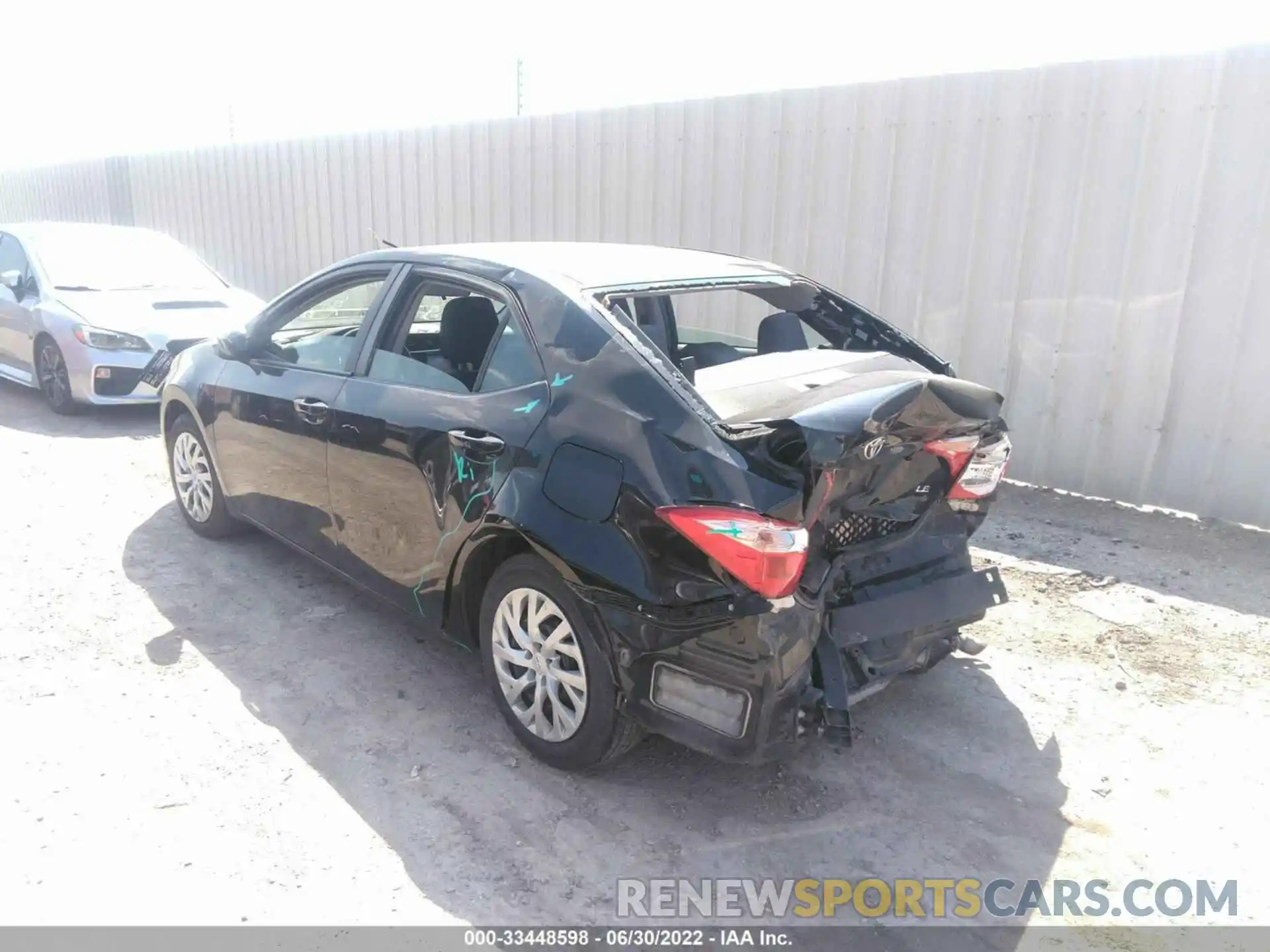 3 Photograph of a damaged car 5YFBURHE7KP942119 TOYOTA COROLLA 2019