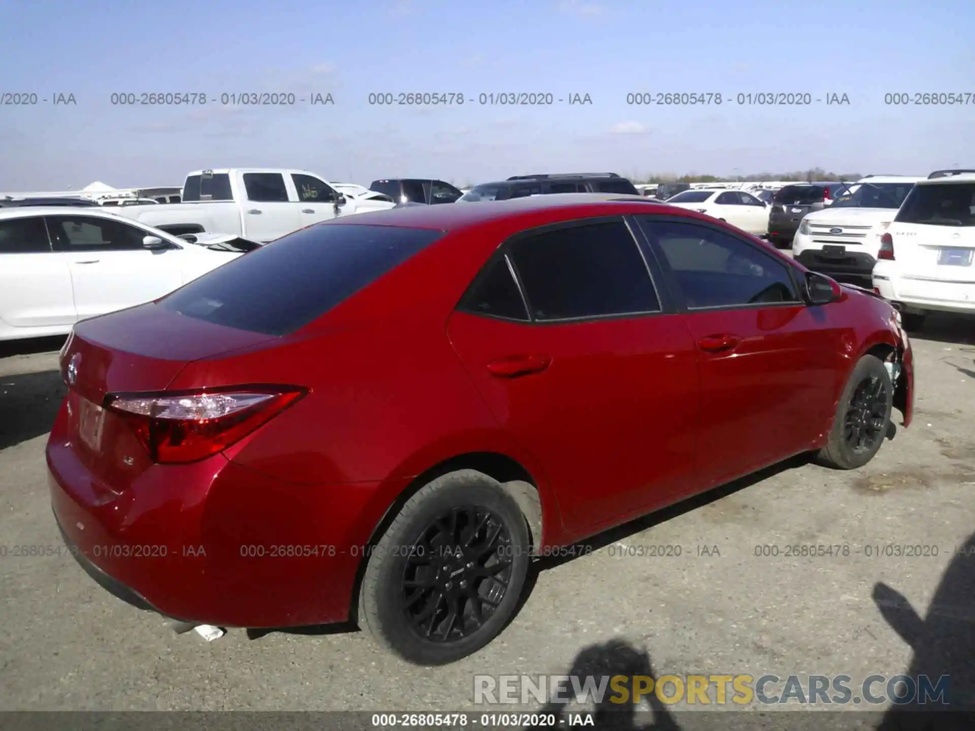 4 Photograph of a damaged car 5YFBURHE7KP942248 TOYOTA COROLLA 2019