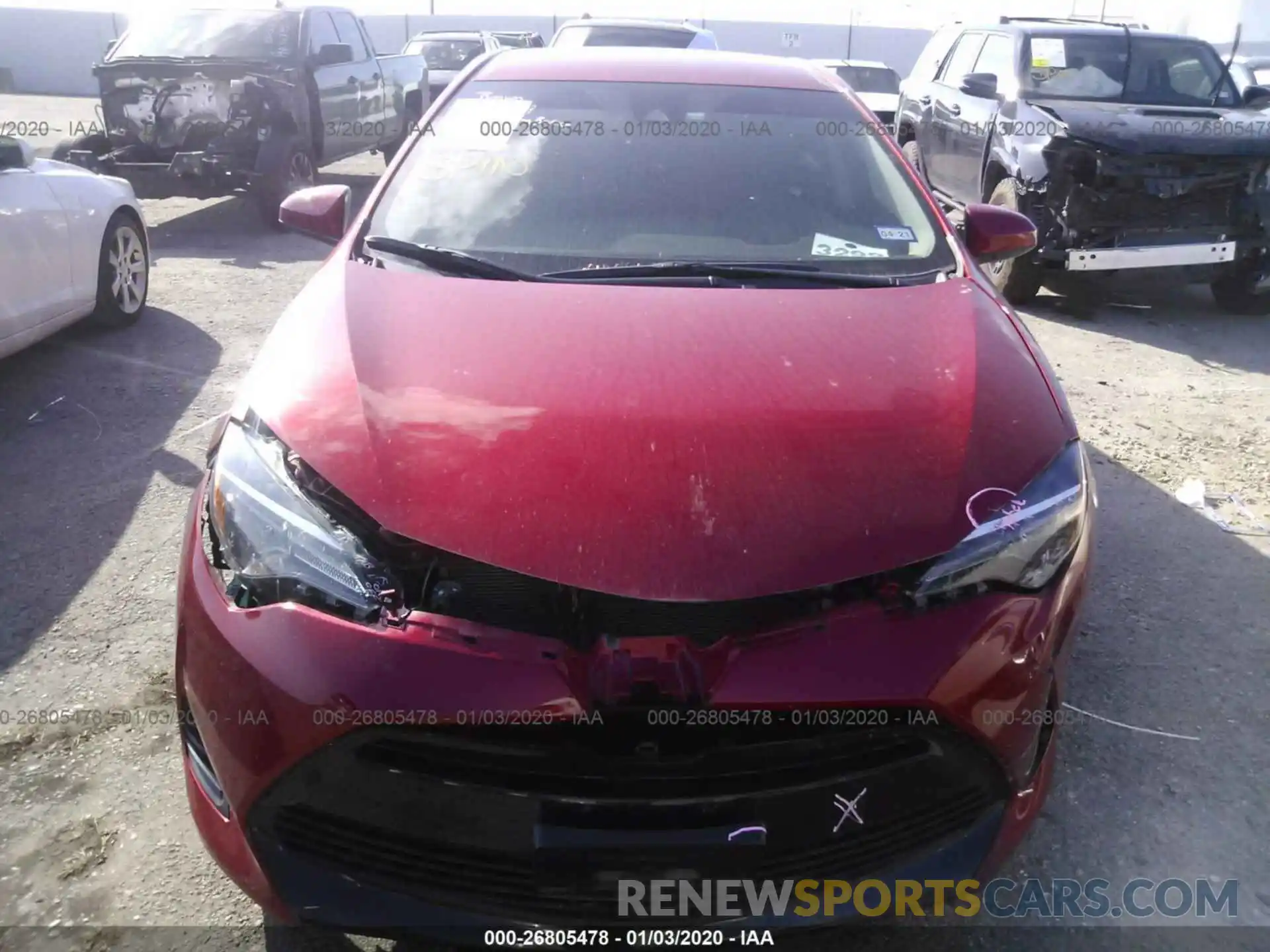 6 Photograph of a damaged car 5YFBURHE7KP942248 TOYOTA COROLLA 2019