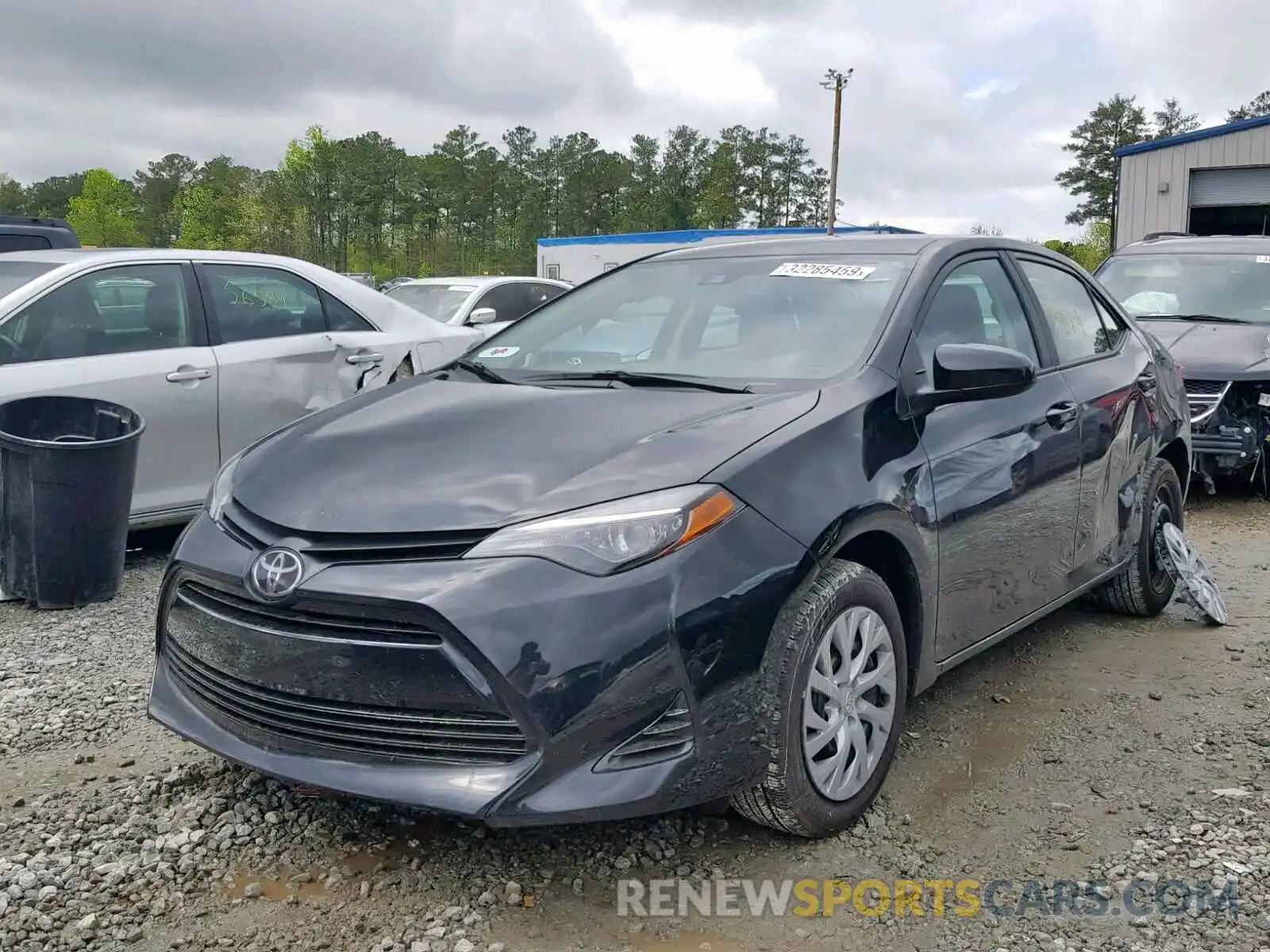 2 Photograph of a damaged car 5YFBURHE7KP942587 TOYOTA COROLLA 2019