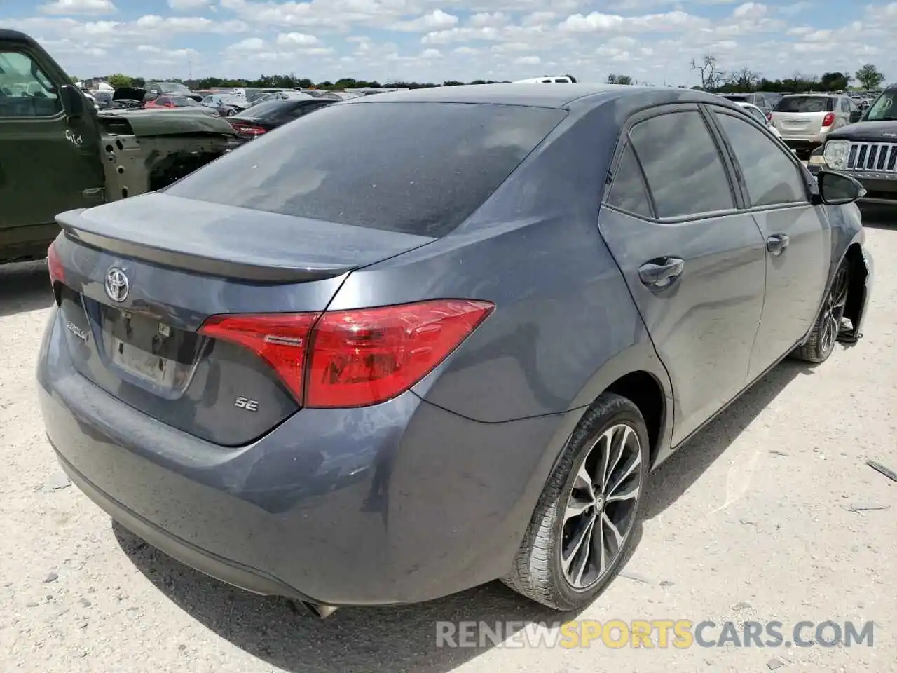 4 Photograph of a damaged car 5YFBURHE7KP943058 TOYOTA COROLLA 2019