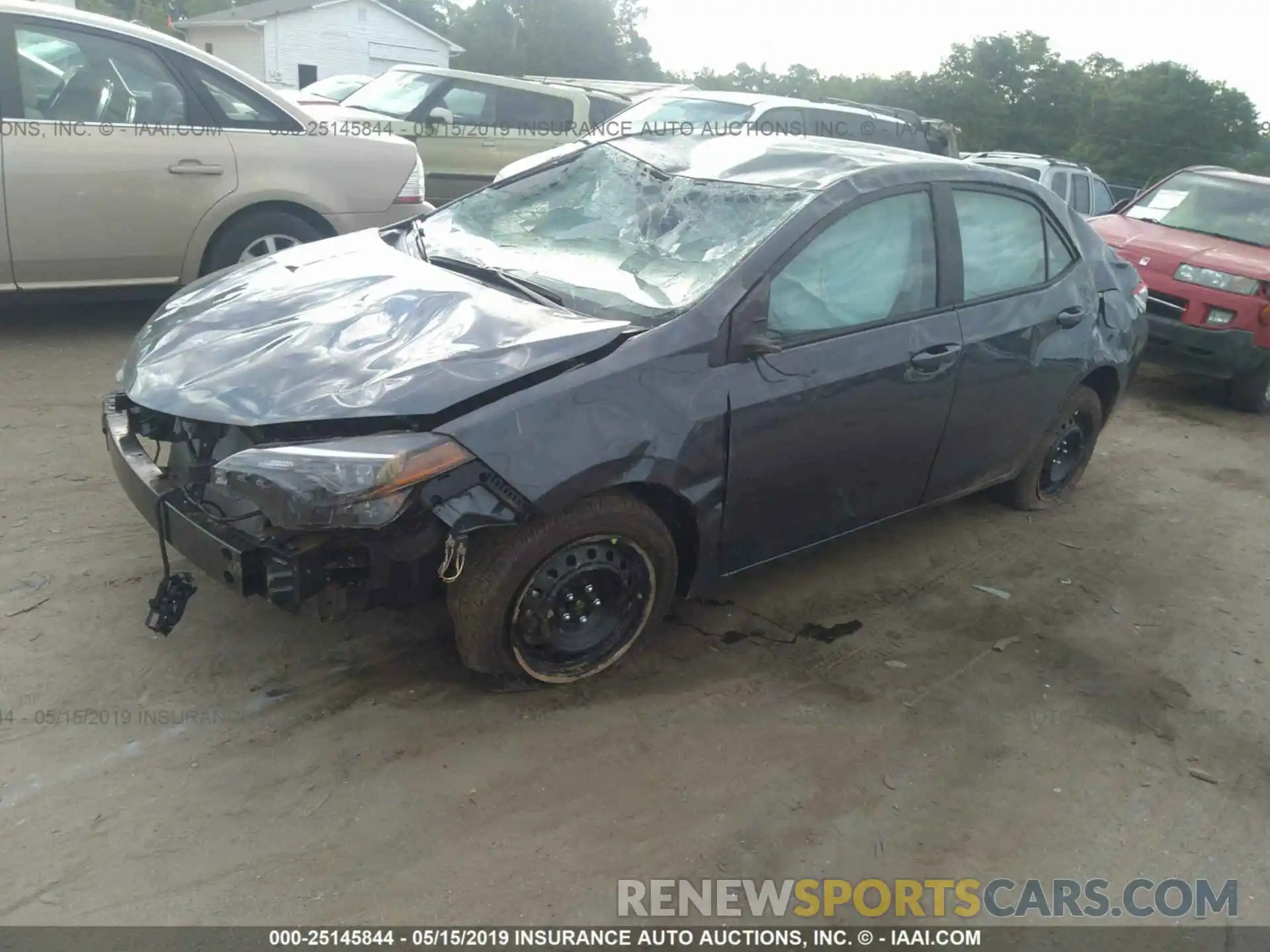 2 Photograph of a damaged car 5YFBURHE7KP943092 TOYOTA COROLLA 2019