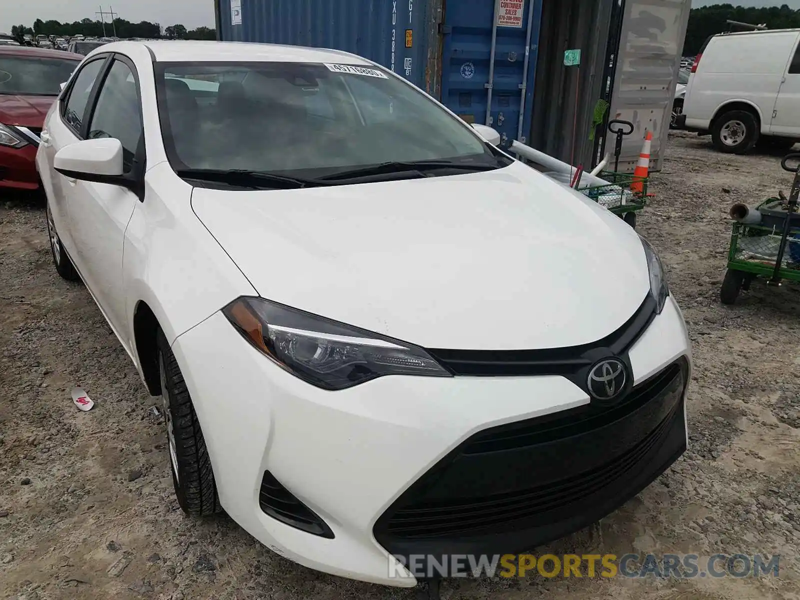 1 Photograph of a damaged car 5YFBURHE7KP944128 TOYOTA COROLLA 2019