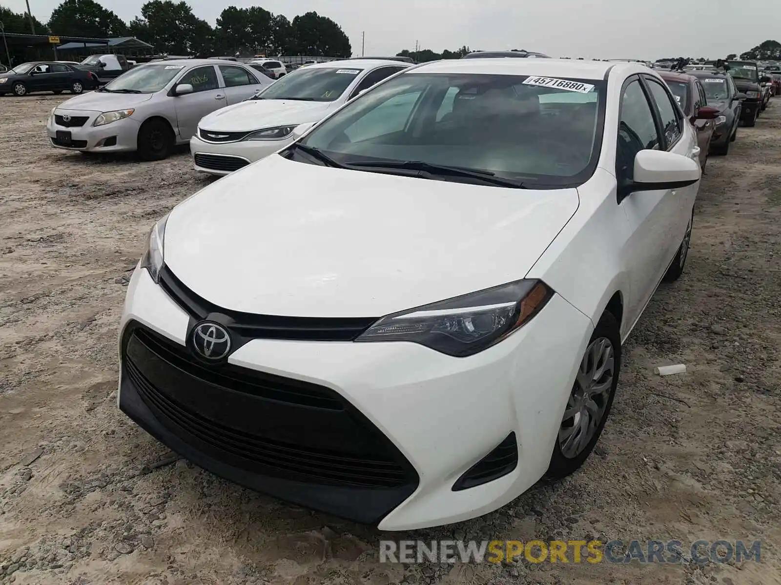 2 Photograph of a damaged car 5YFBURHE7KP944128 TOYOTA COROLLA 2019