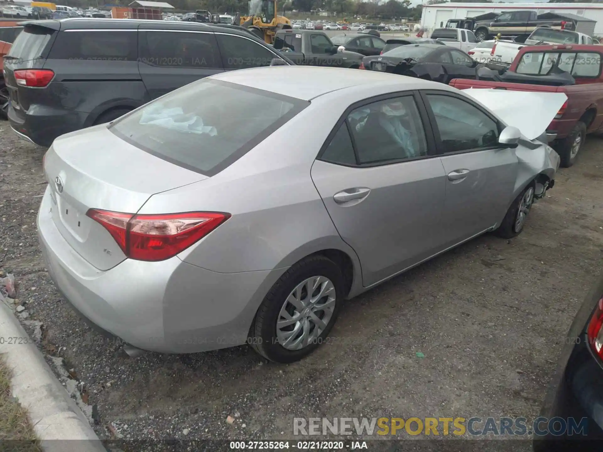 4 Photograph of a damaged car 5YFBURHE7KP944131 TOYOTA COROLLA 2019