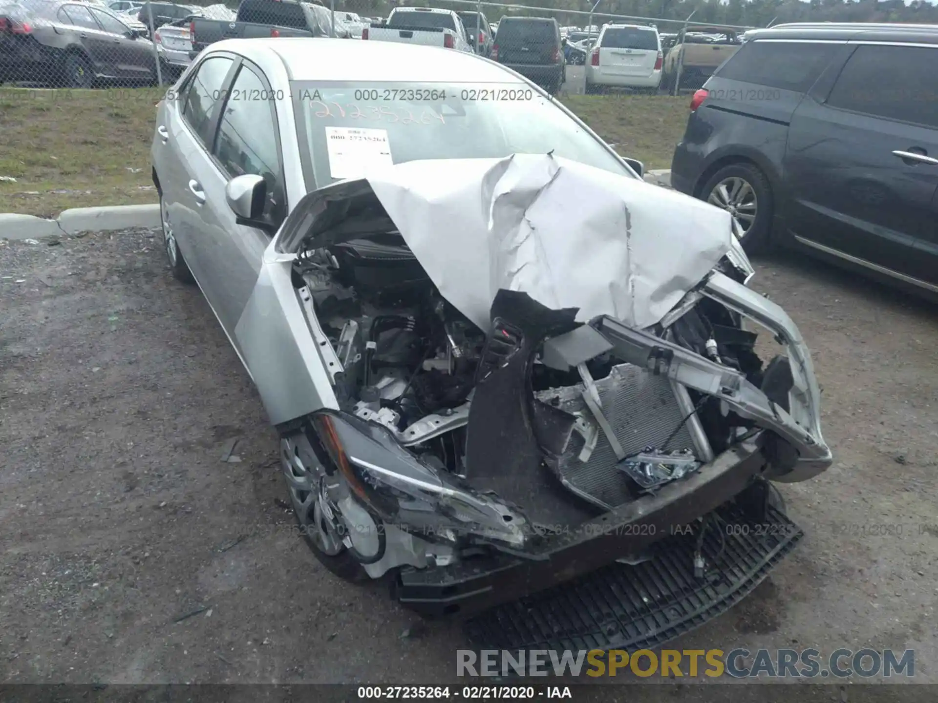 6 Photograph of a damaged car 5YFBURHE7KP944131 TOYOTA COROLLA 2019