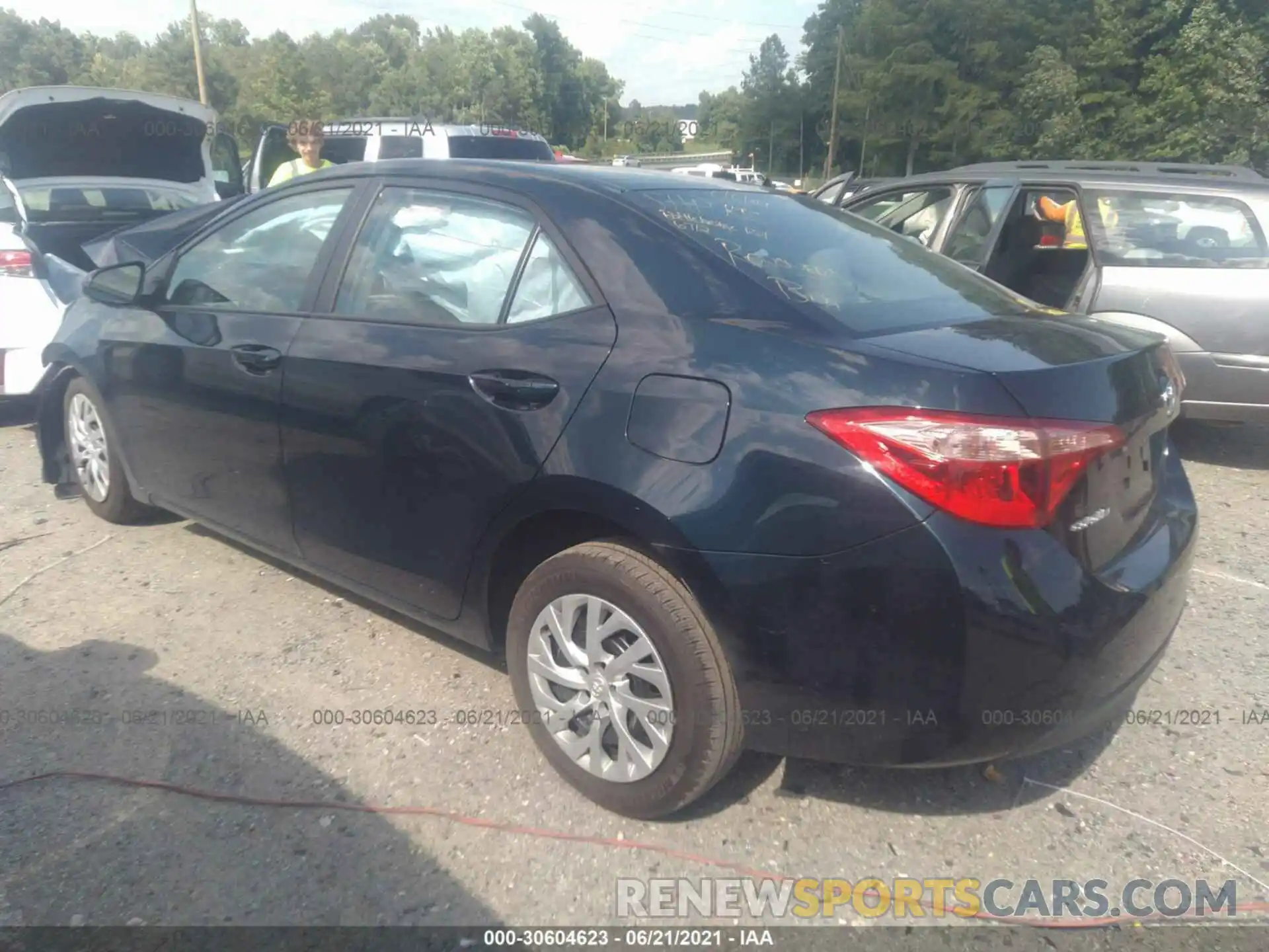 3 Photograph of a damaged car 5YFBURHE7KP944517 TOYOTA COROLLA 2019