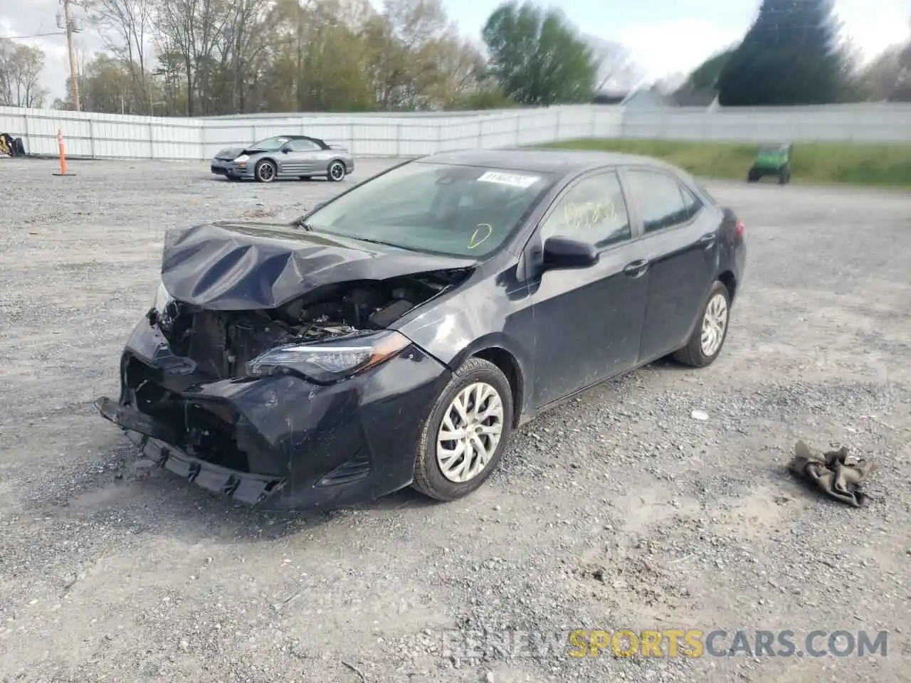 2 Photograph of a damaged car 5YFBURHE7KP944520 TOYOTA COROLLA 2019