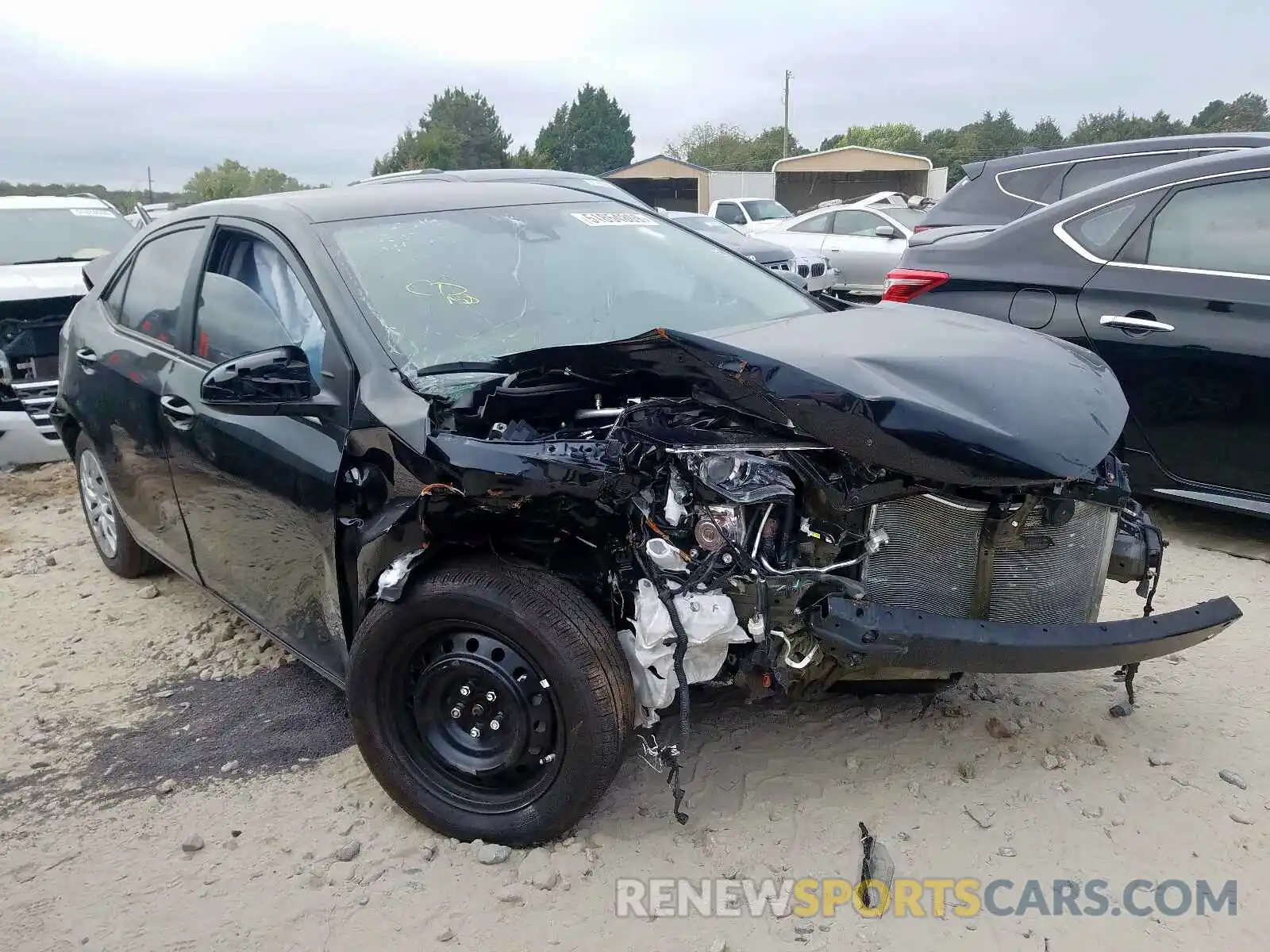 1 Photograph of a damaged car 5YFBURHE7KP944534 TOYOTA COROLLA 2019