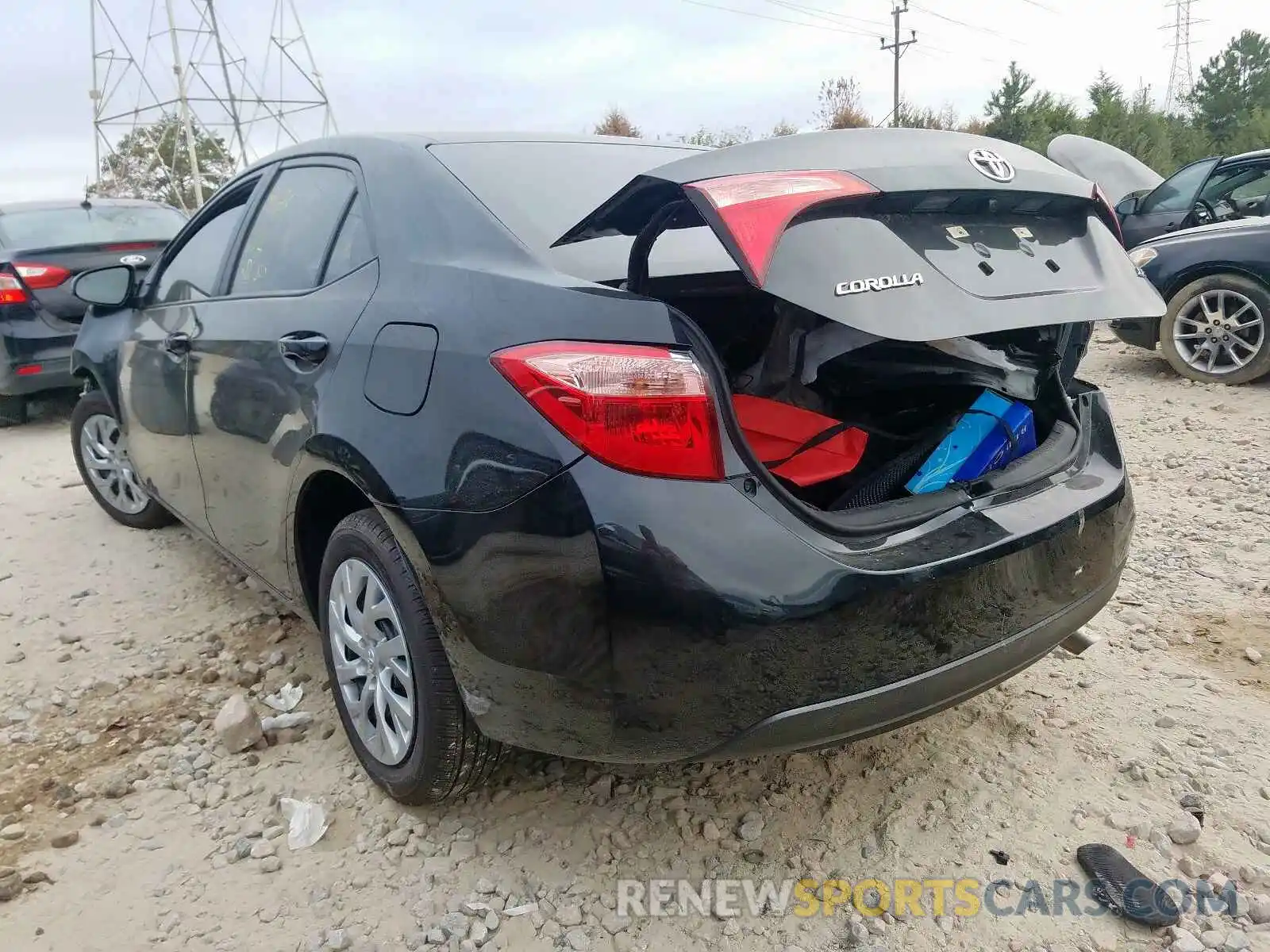 3 Photograph of a damaged car 5YFBURHE7KP944534 TOYOTA COROLLA 2019