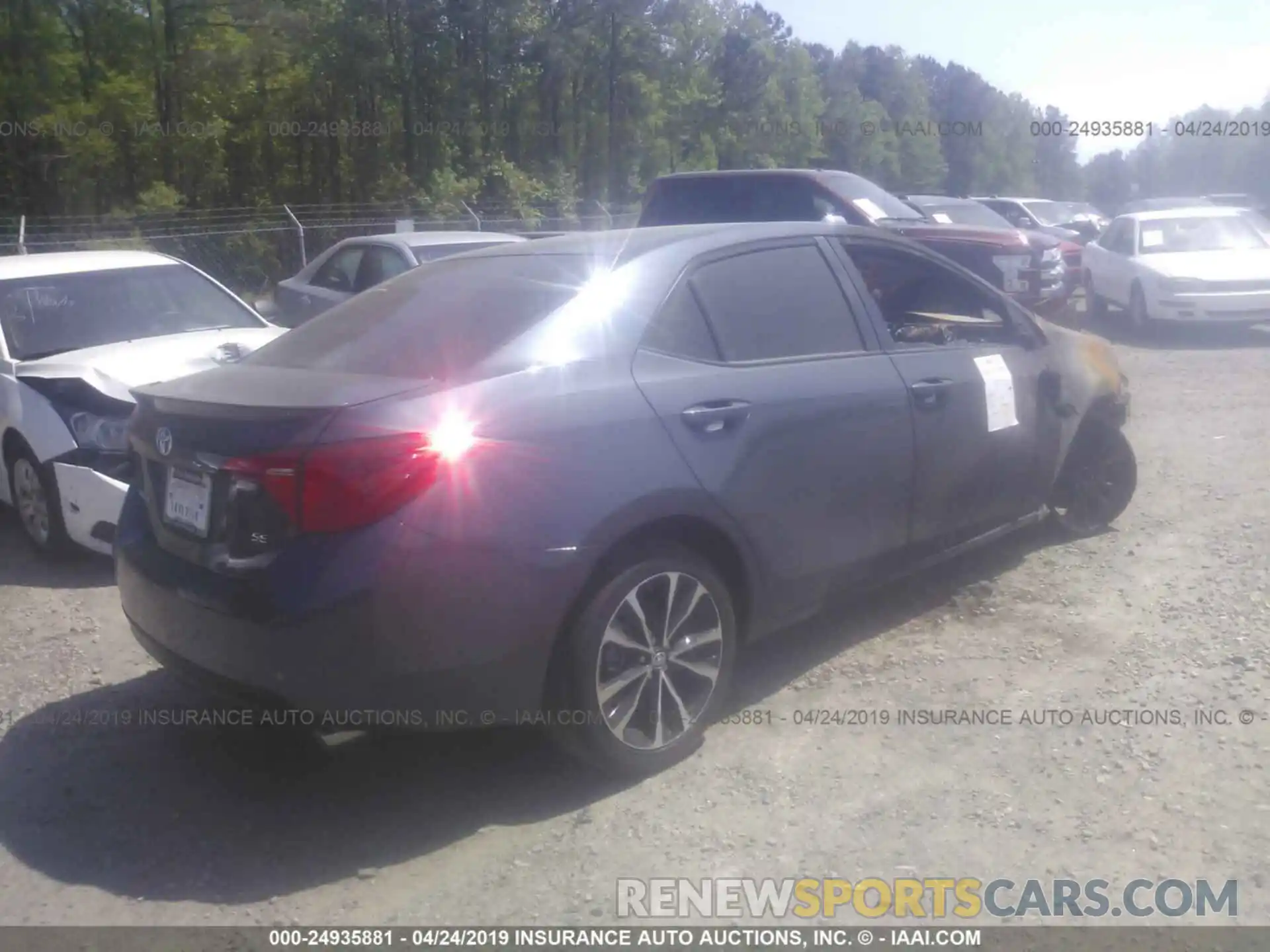 4 Photograph of a damaged car 5YFBURHE7KP944579 TOYOTA COROLLA 2019