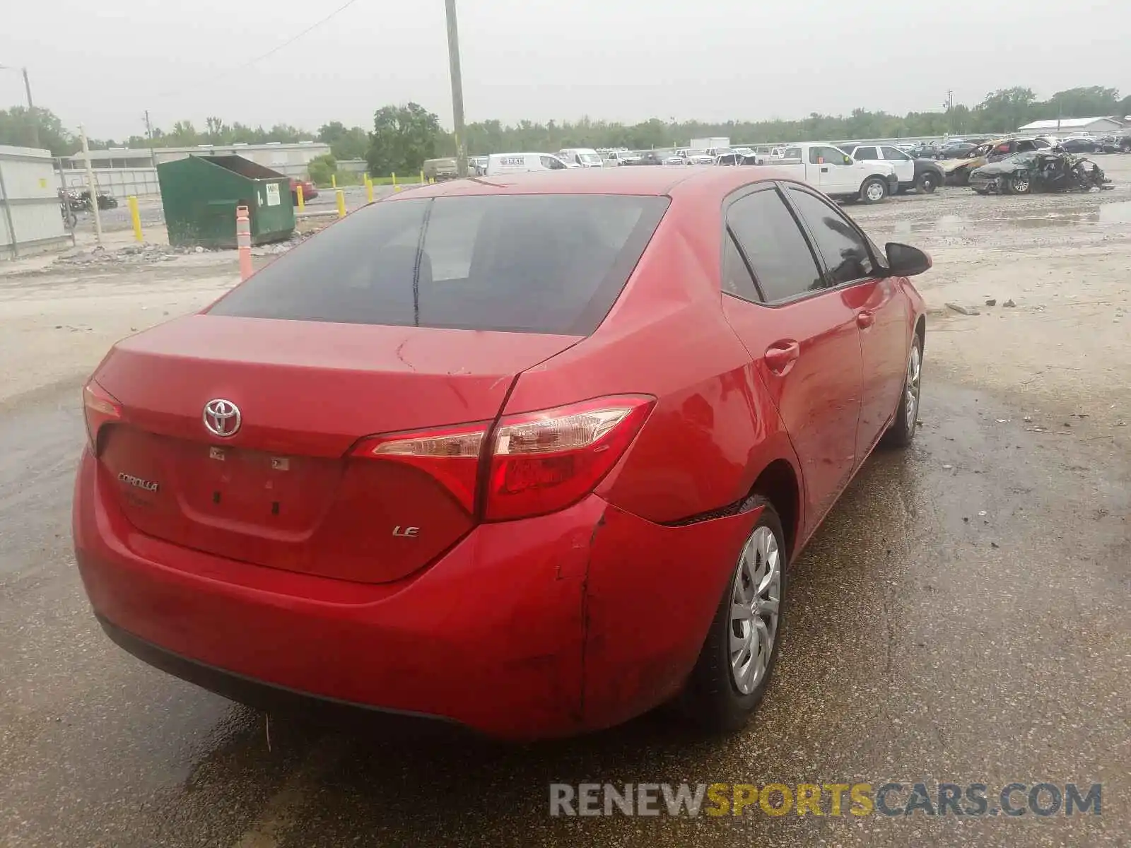 4 Photograph of a damaged car 5YFBURHE7KP944677 TOYOTA COROLLA 2019