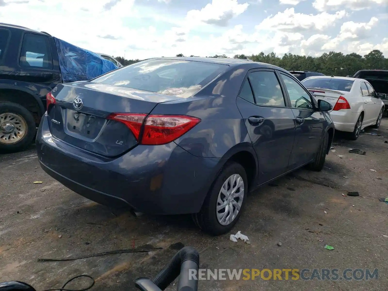 4 Photograph of a damaged car 5YFBURHE7KP944694 TOYOTA COROLLA 2019