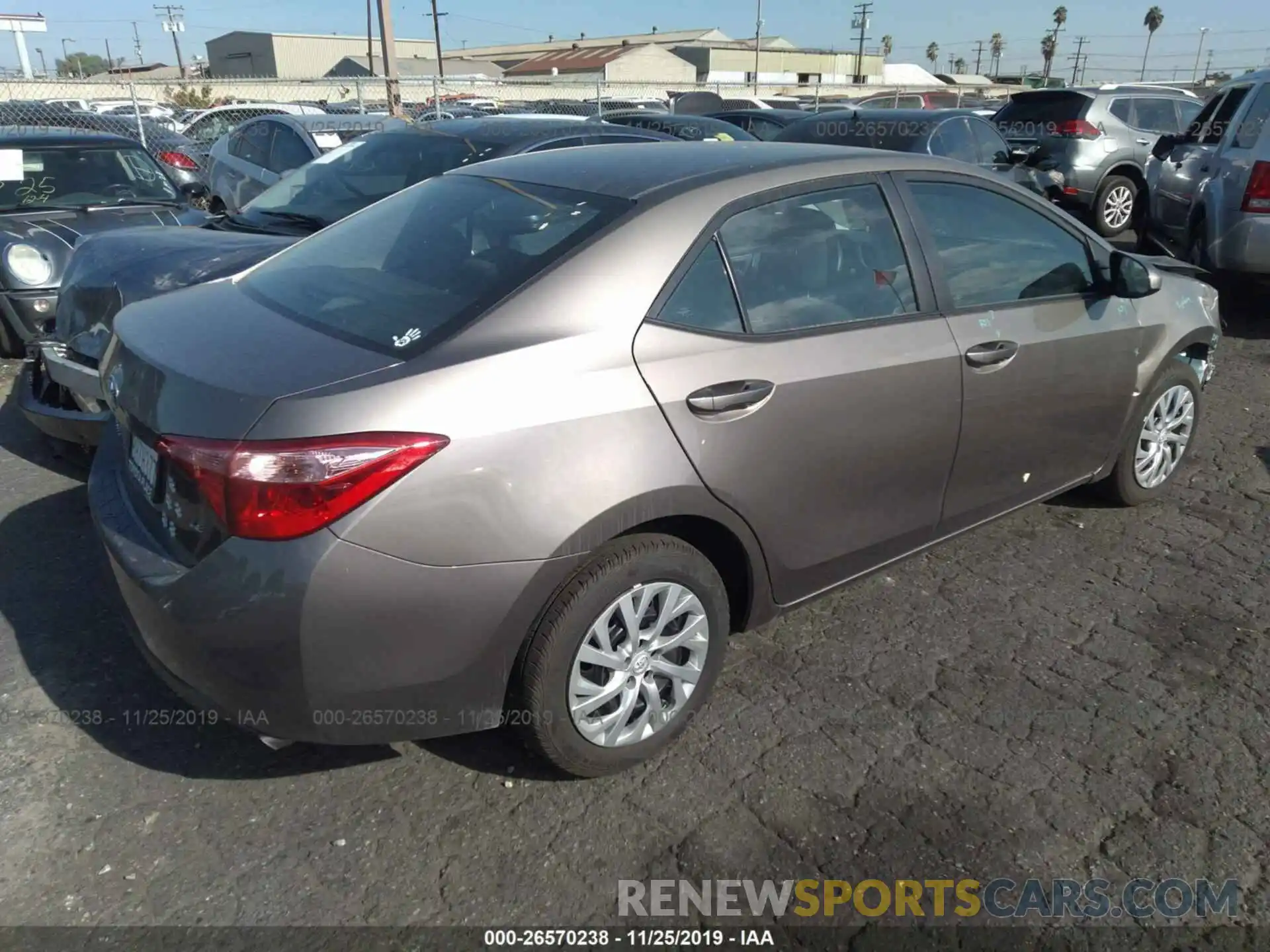 4 Photograph of a damaged car 5YFBURHE7KP944839 TOYOTA COROLLA 2019