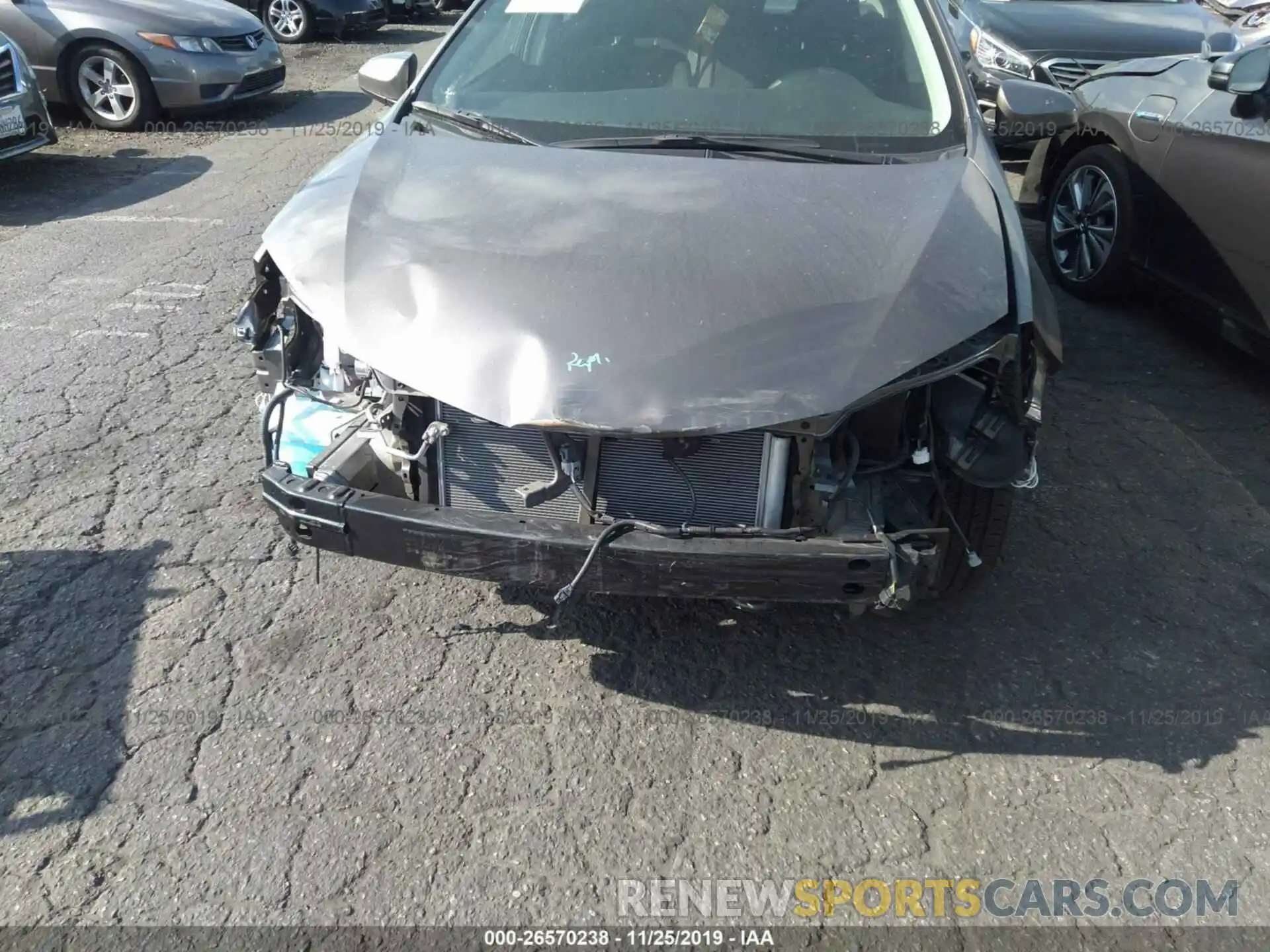 6 Photograph of a damaged car 5YFBURHE7KP944839 TOYOTA COROLLA 2019