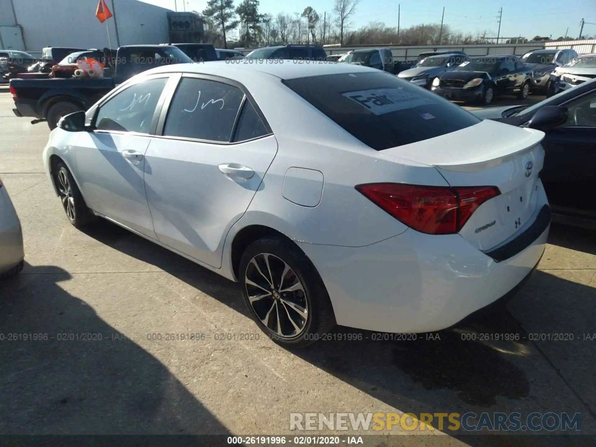 3 Photograph of a damaged car 5YFBURHE7KP945165 TOYOTA COROLLA 2019