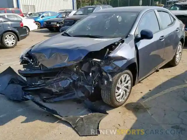 2 Photograph of a damaged car 5YFBURHE7KP945179 TOYOTA COROLLA 2019