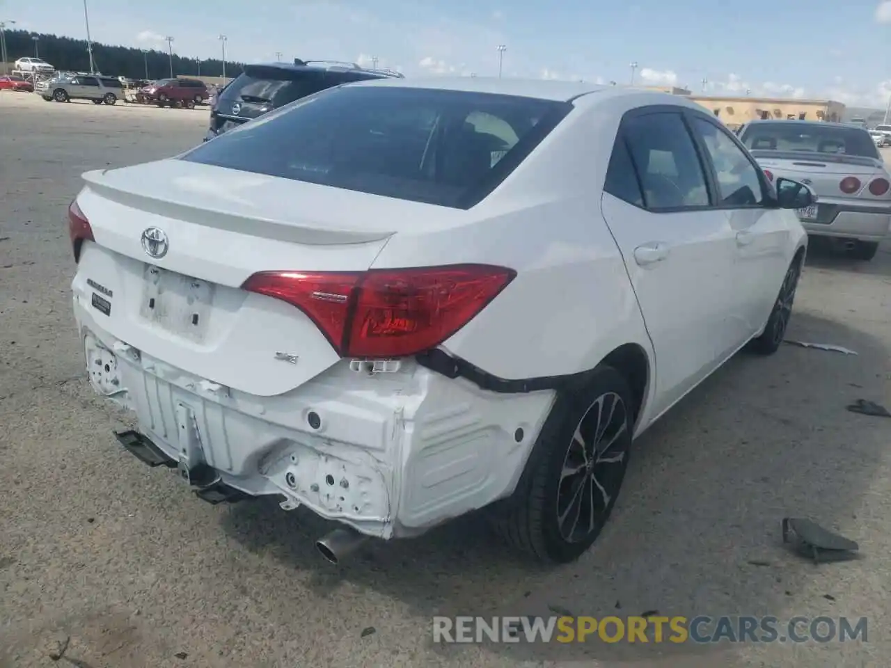 4 Photograph of a damaged car 5YFBURHE7KP945196 TOYOTA COROLLA 2019