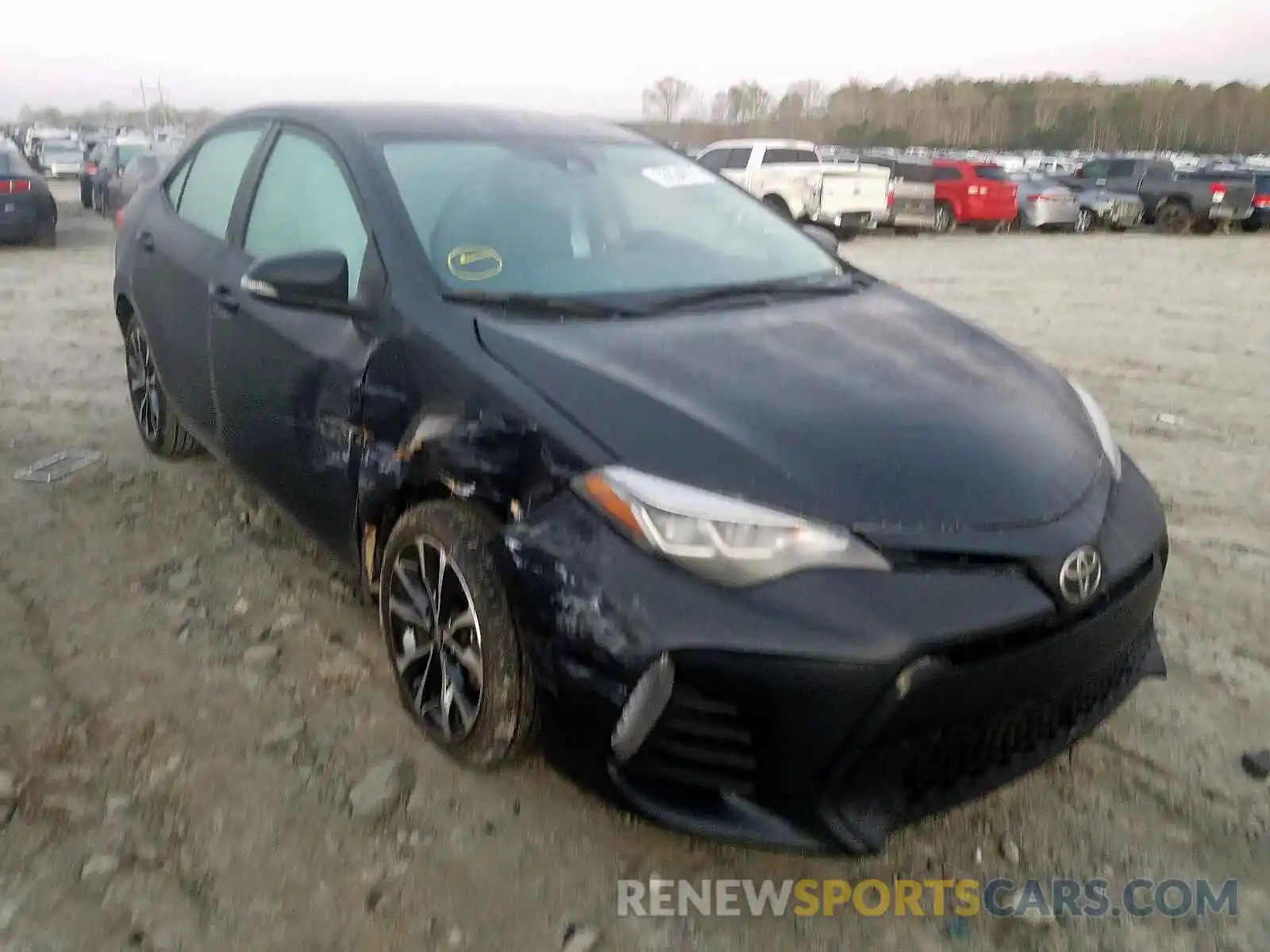 1 Photograph of a damaged car 5YFBURHE7KP946185 TOYOTA COROLLA 2019