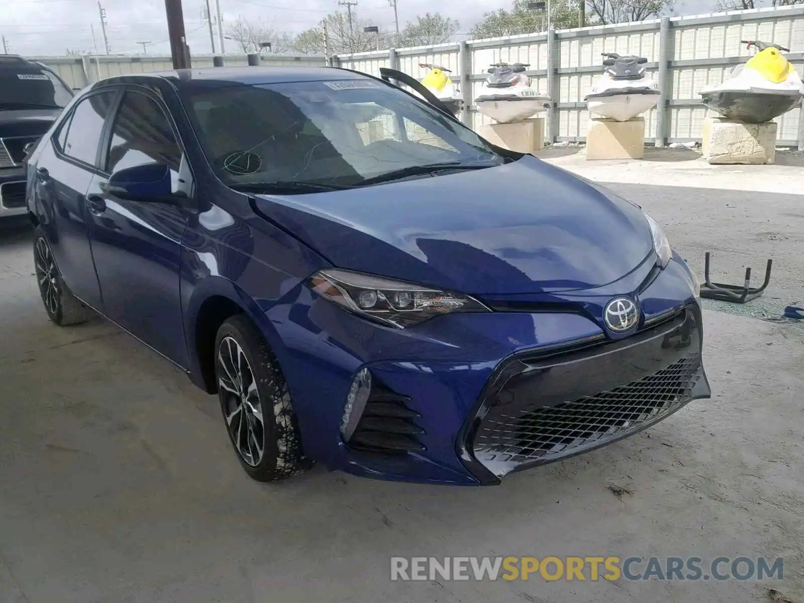 1 Photograph of a damaged car 5YFBURHE7KP946252 TOYOTA COROLLA 2019