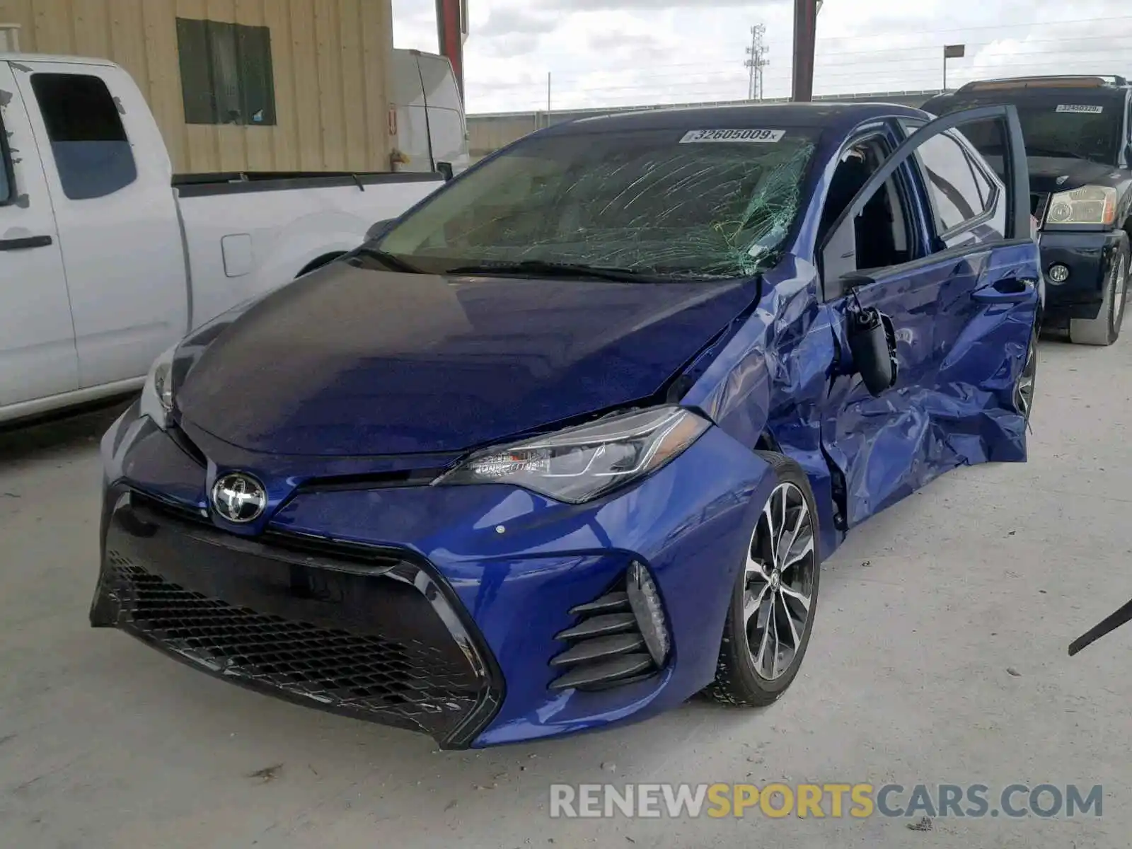 2 Photograph of a damaged car 5YFBURHE7KP946252 TOYOTA COROLLA 2019