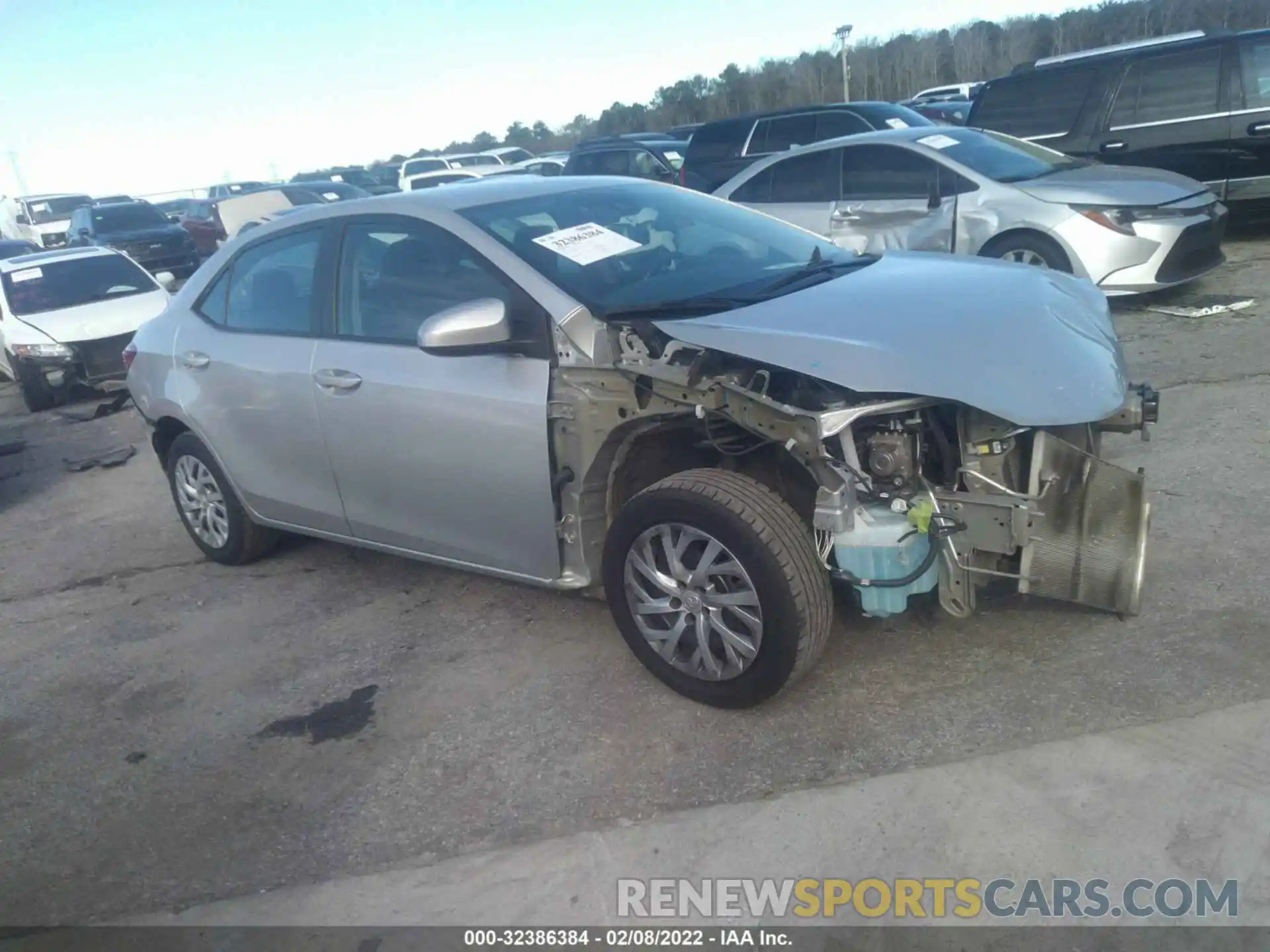 1 Photograph of a damaged car 5YFBURHE7KP946560 TOYOTA COROLLA 2019