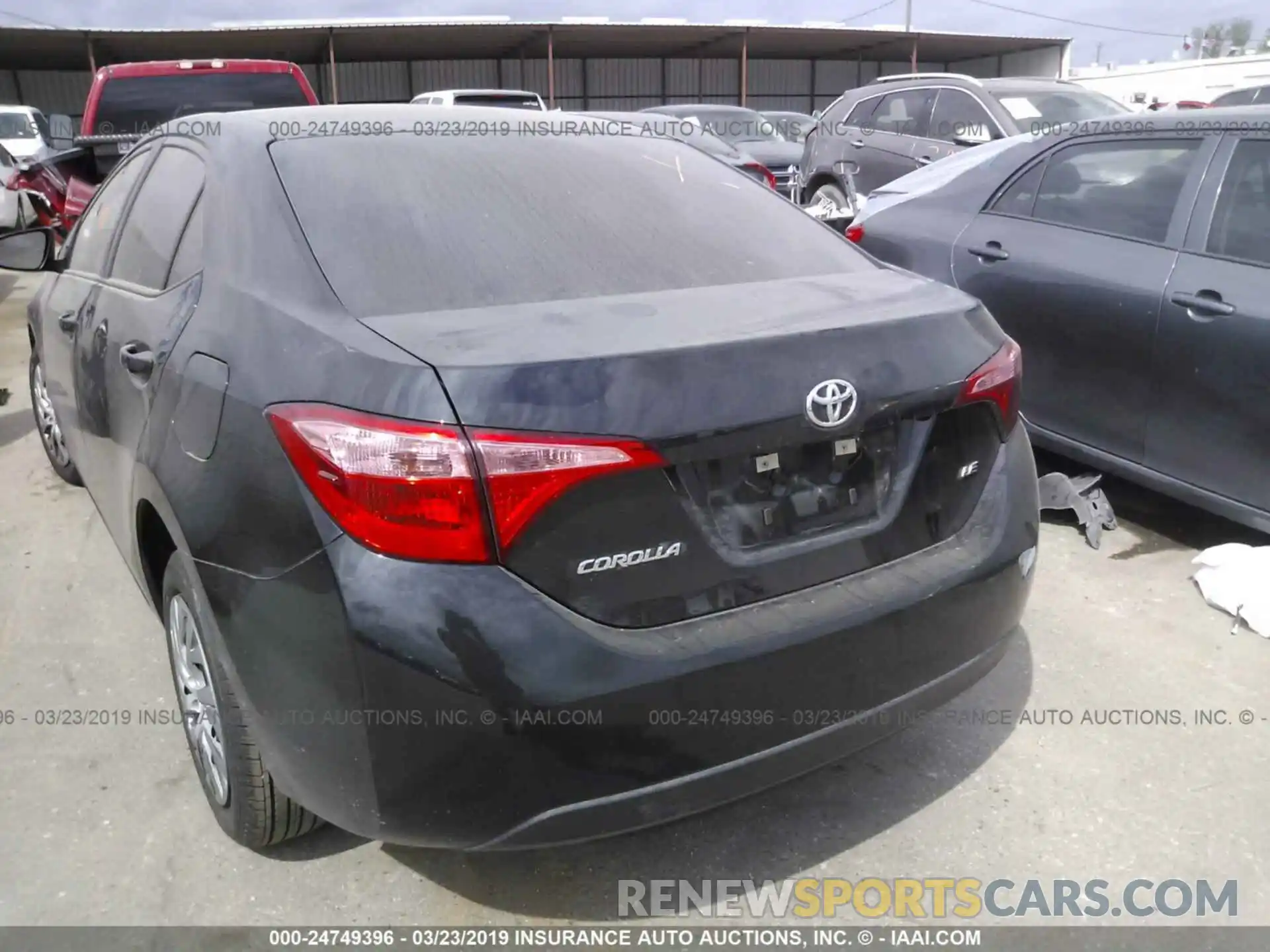 3 Photograph of a damaged car 5YFBURHE7KP947191 TOYOTA COROLLA 2019