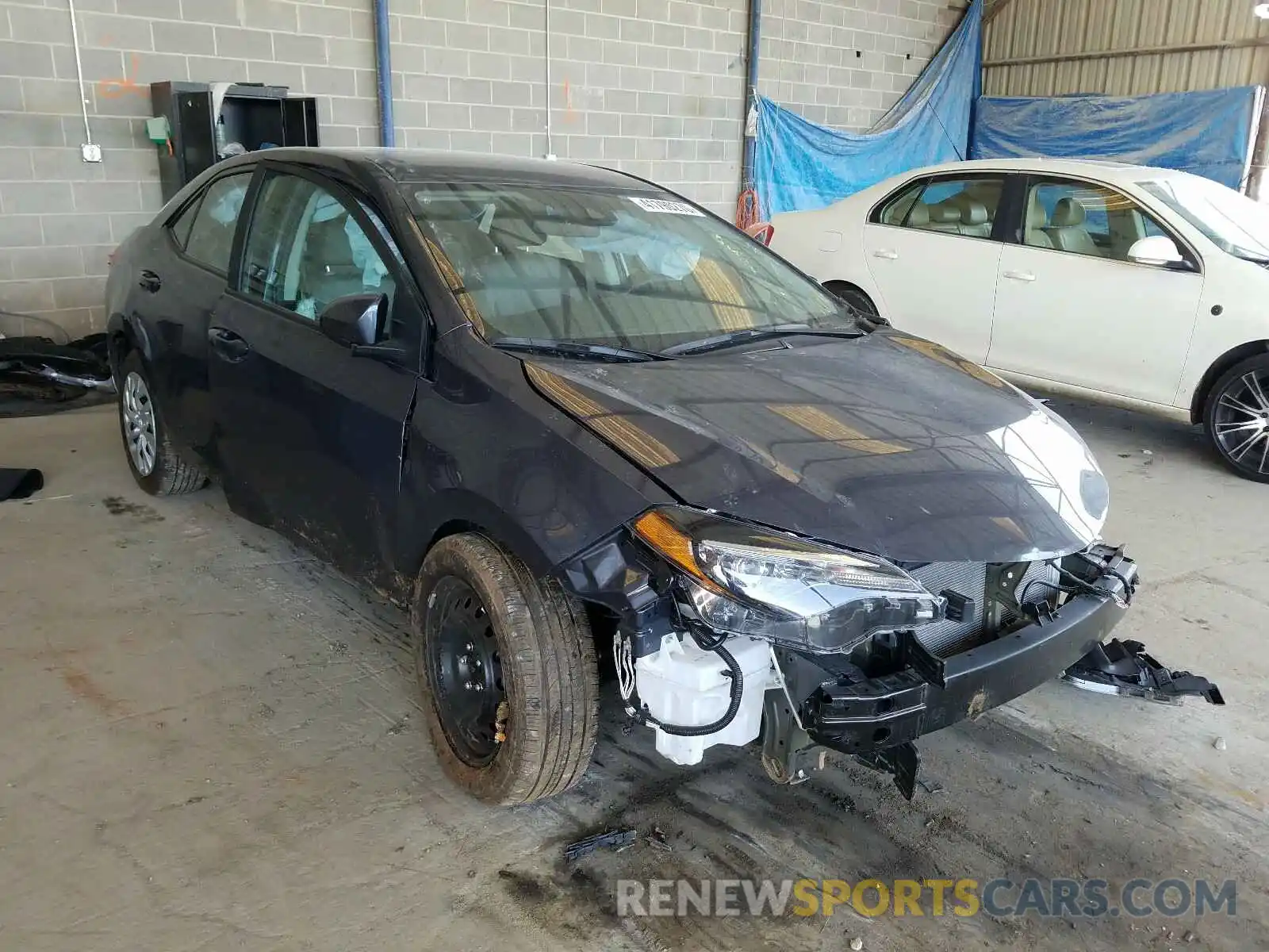 1 Photograph of a damaged car 5YFBURHE7KP947482 TOYOTA COROLLA 2019