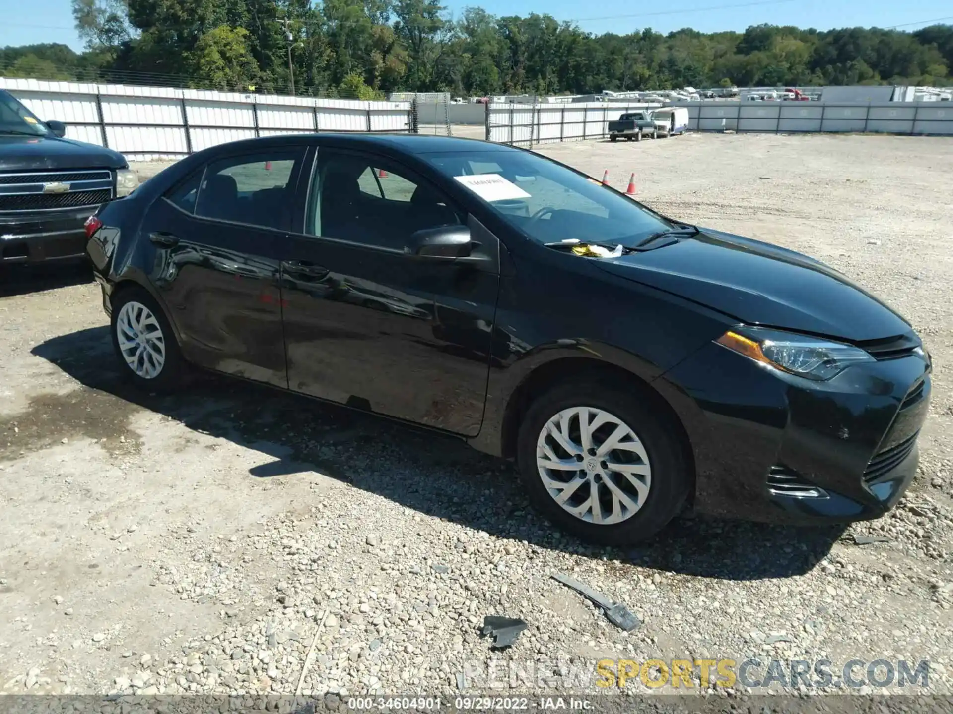 1 Photograph of a damaged car 5YFBURHE7KP947711 TOYOTA COROLLA 2019