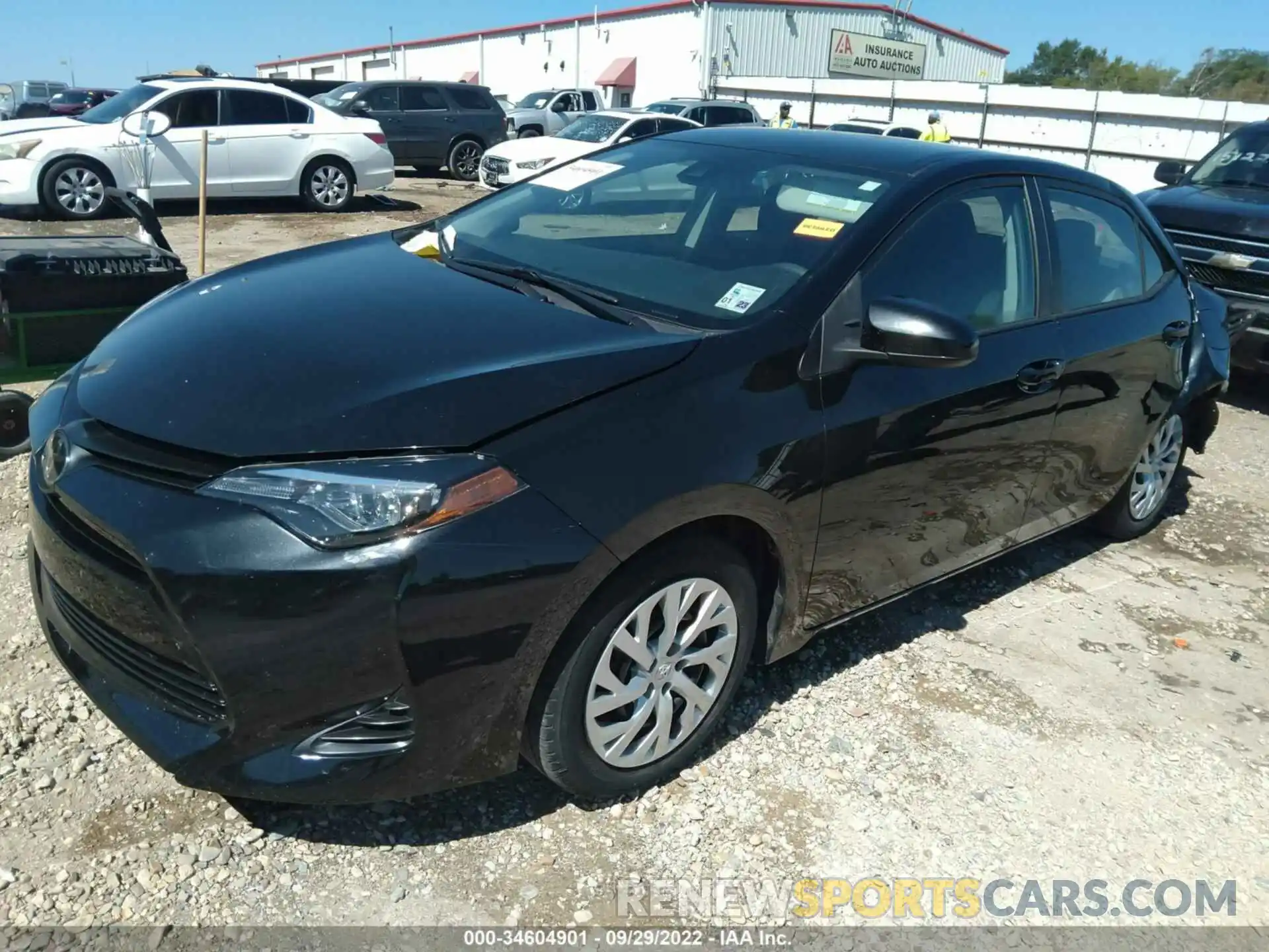 2 Photograph of a damaged car 5YFBURHE7KP947711 TOYOTA COROLLA 2019