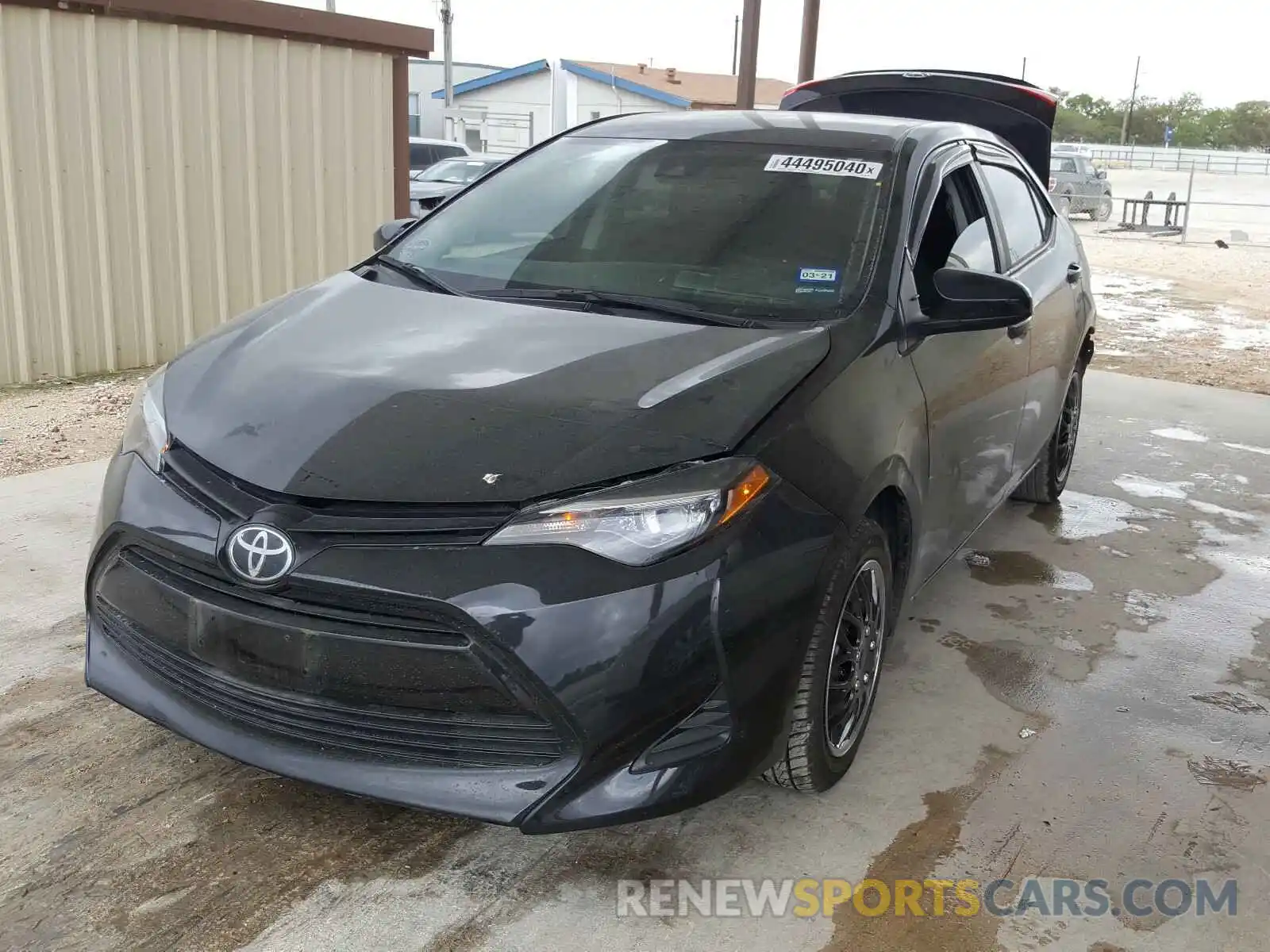 2 Photograph of a damaged car 5YFBURHE7KP947725 TOYOTA COROLLA 2019