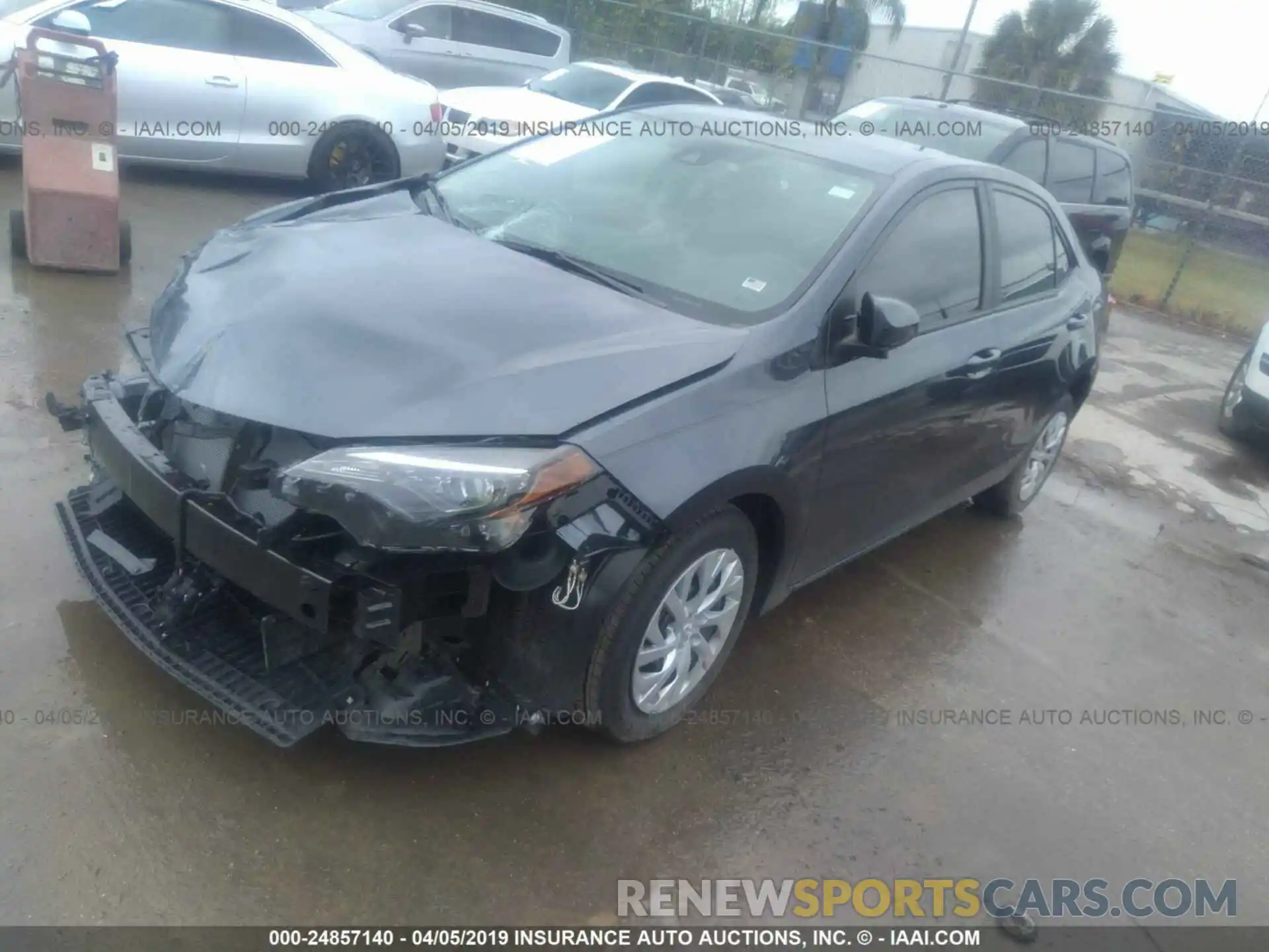 2 Photograph of a damaged car 5YFBURHE7KP948020 TOYOTA COROLLA 2019