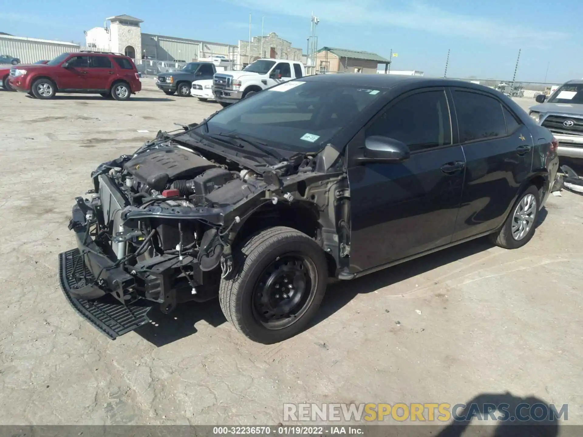 2 Photograph of a damaged car 5YFBURHE7KP948731 TOYOTA COROLLA 2019