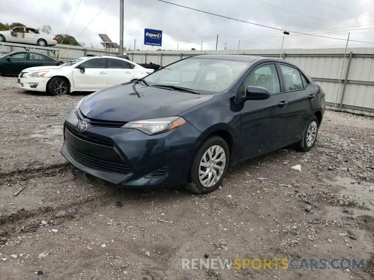 2 Photograph of a damaged car 5YFBURHE7KP949135 TOYOTA COROLLA 2019