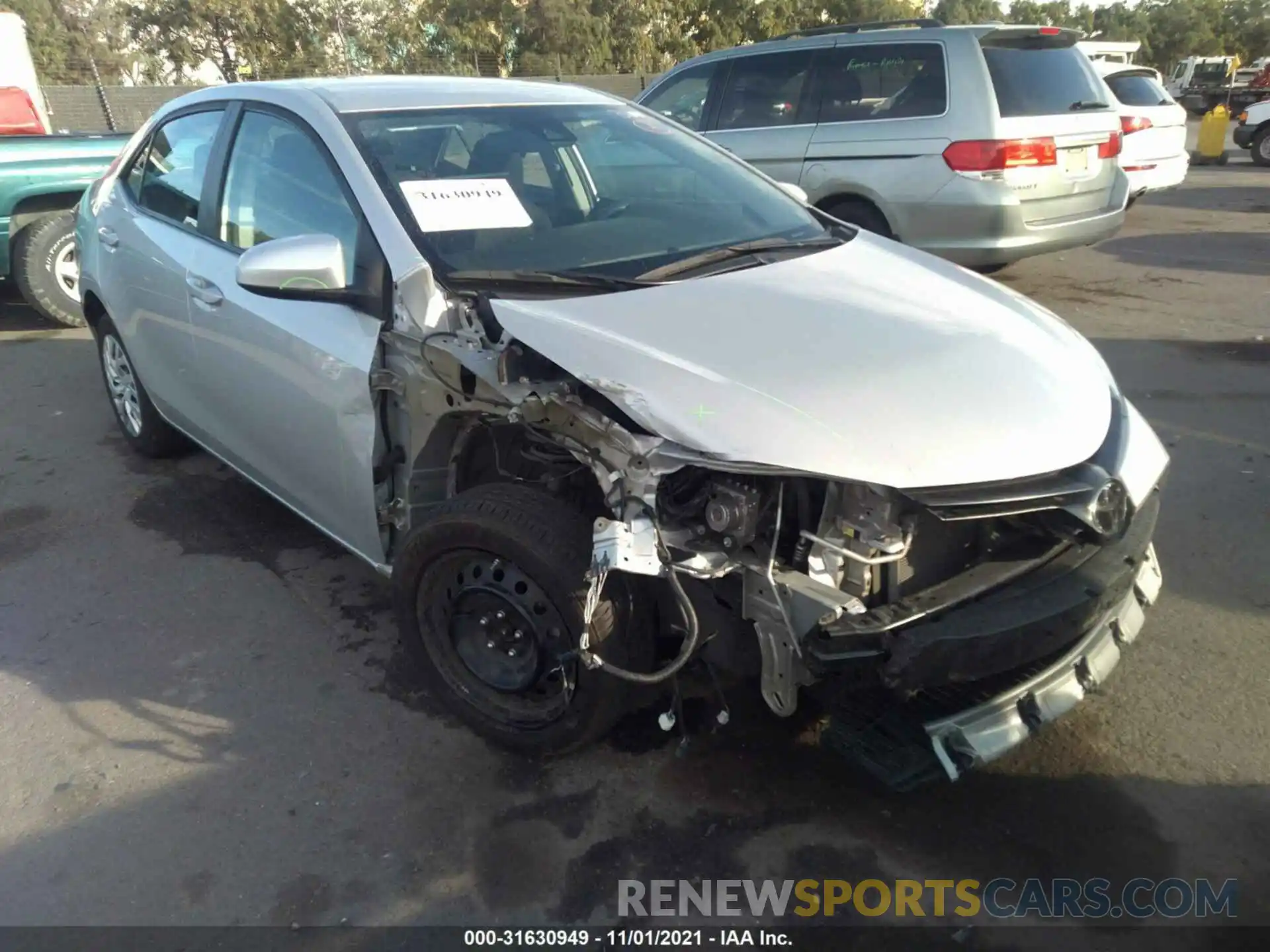 6 Photograph of a damaged car 5YFBURHE7KP949328 TOYOTA COROLLA 2019