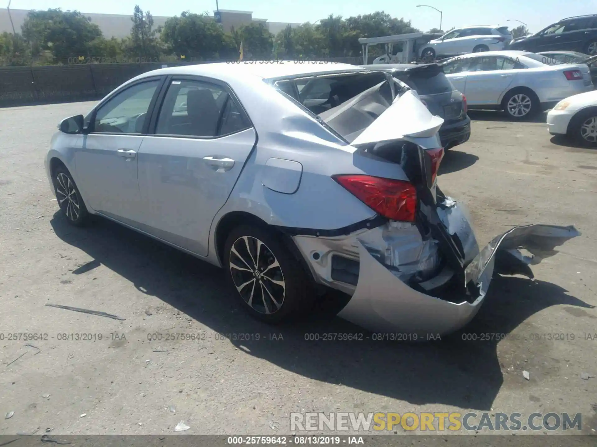 3 Photograph of a damaged car 5YFBURHE8KP856205 TOYOTA COROLLA 2019