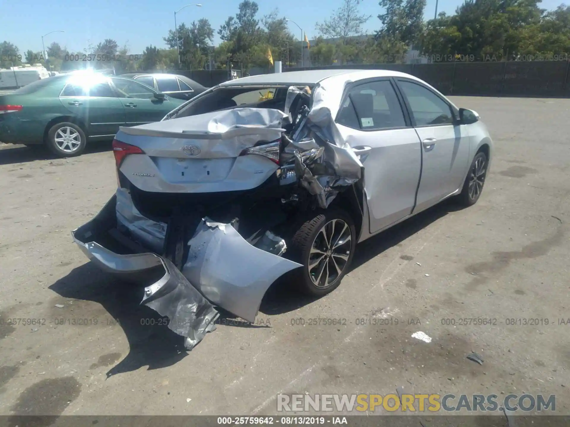 4 Photograph of a damaged car 5YFBURHE8KP856205 TOYOTA COROLLA 2019