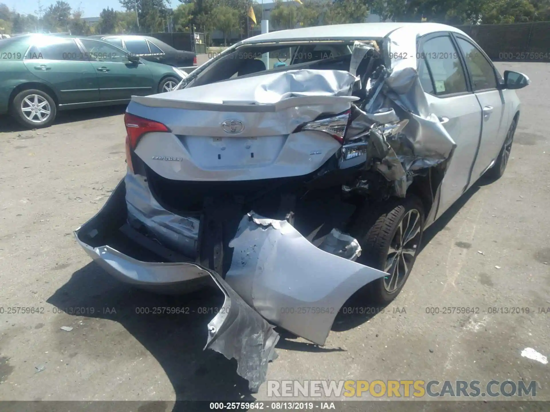 6 Photograph of a damaged car 5YFBURHE8KP856205 TOYOTA COROLLA 2019