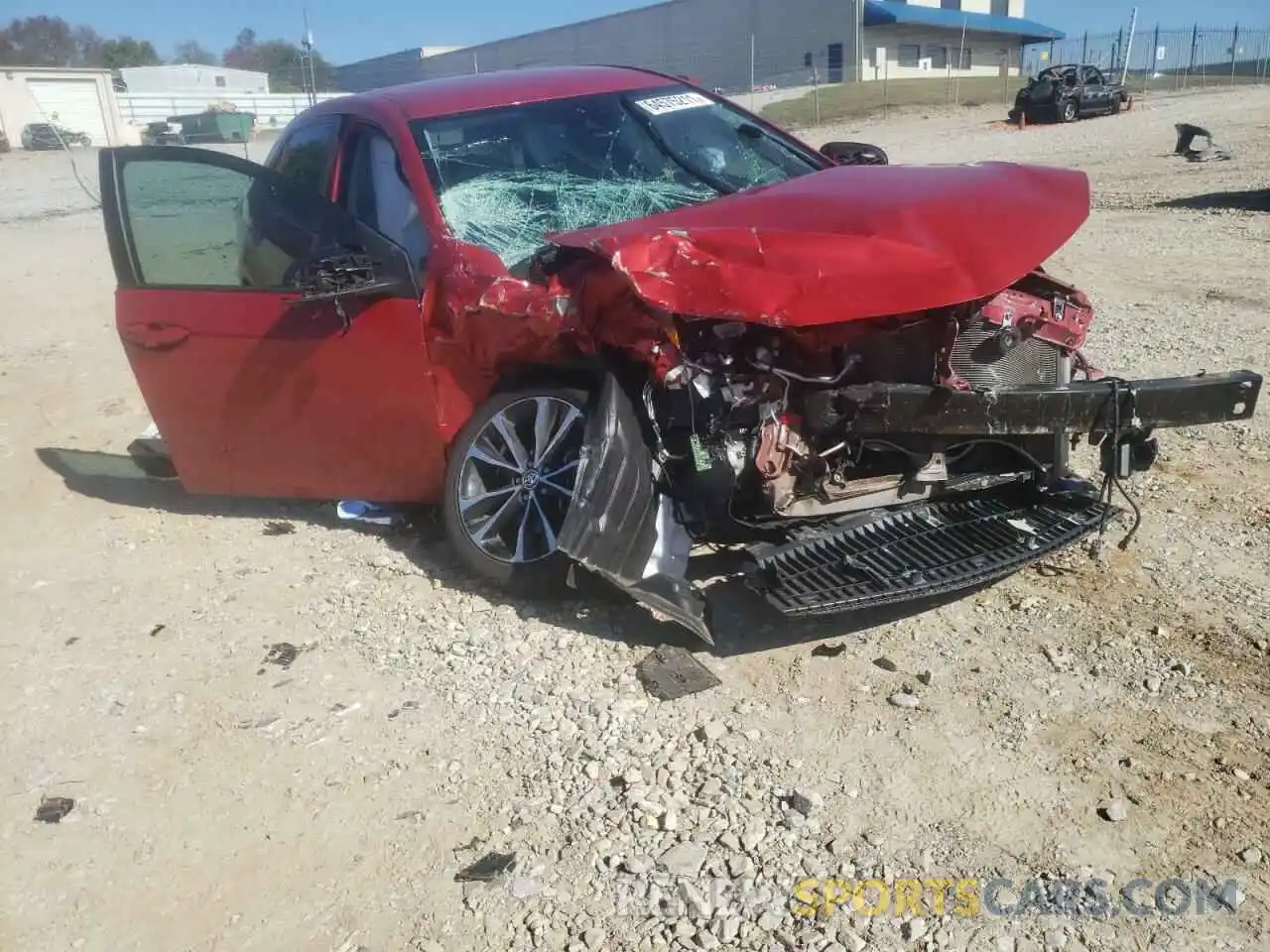 1 Photograph of a damaged car 5YFBURHE8KP856222 TOYOTA COROLLA 2019