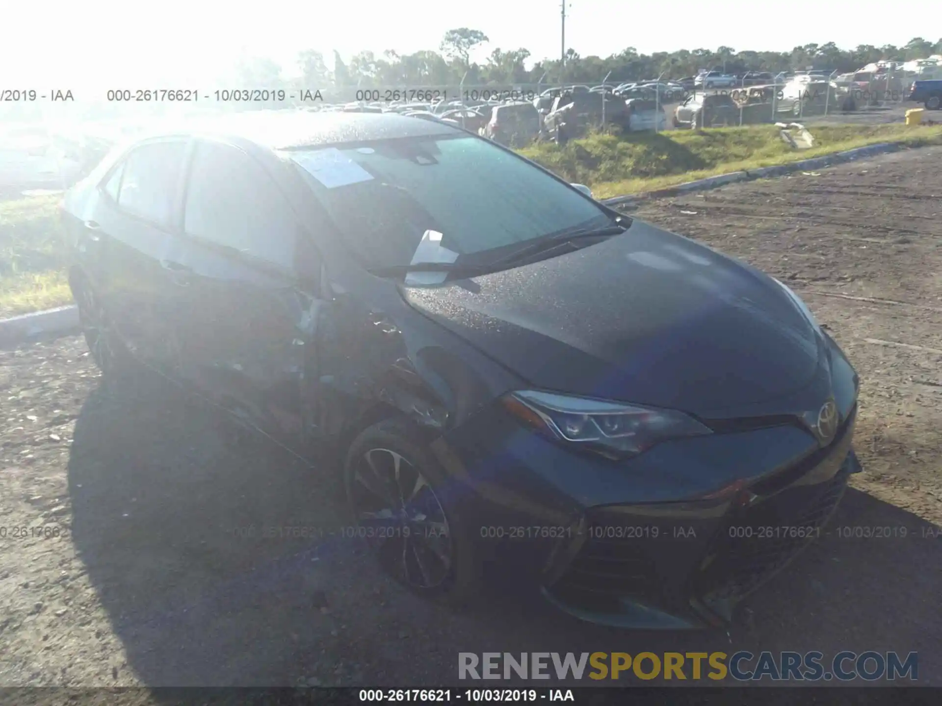 1 Photograph of a damaged car 5YFBURHE8KP856382 TOYOTA COROLLA 2019