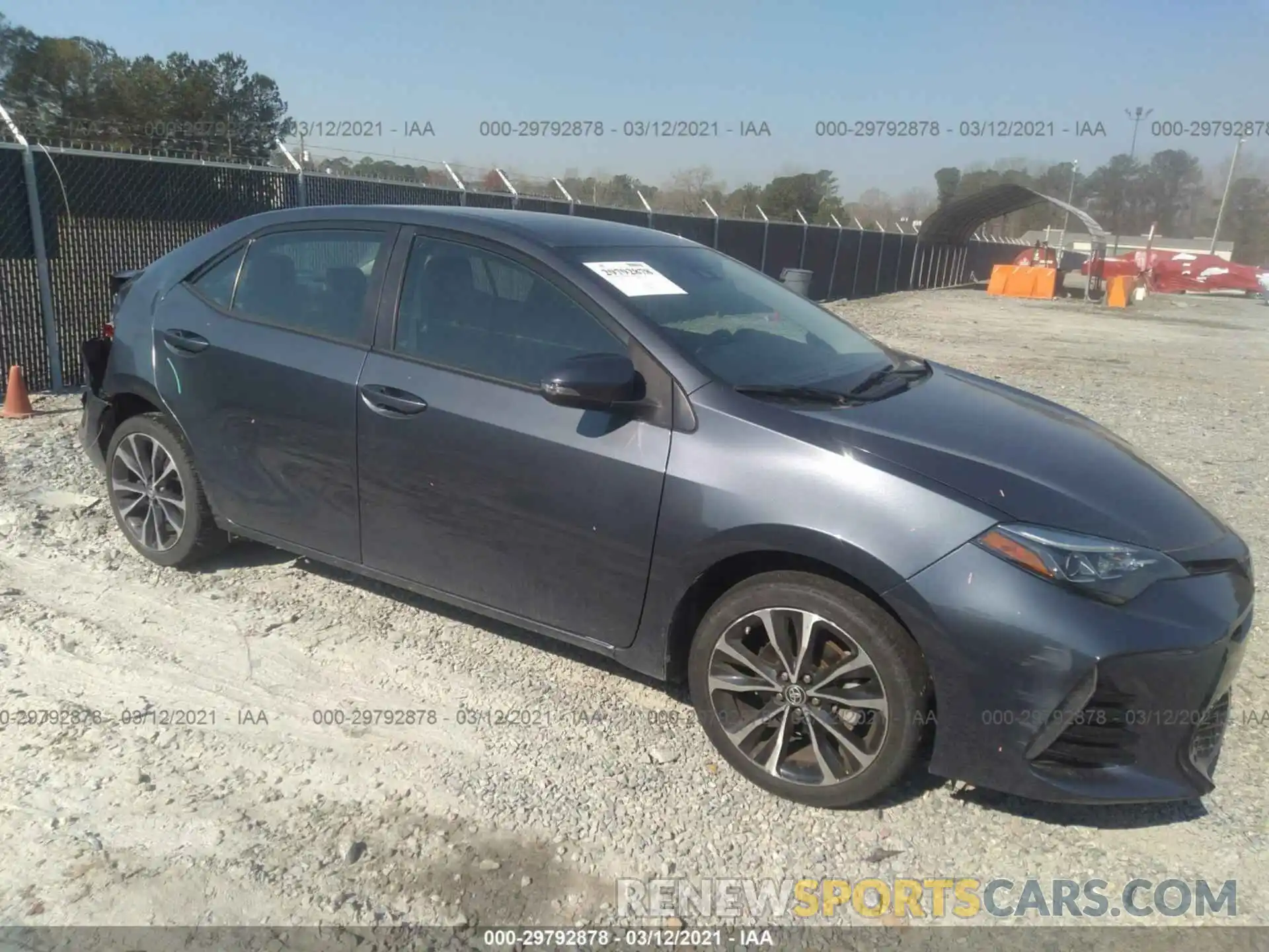 1 Photograph of a damaged car 5YFBURHE8KP857032 TOYOTA COROLLA 2019