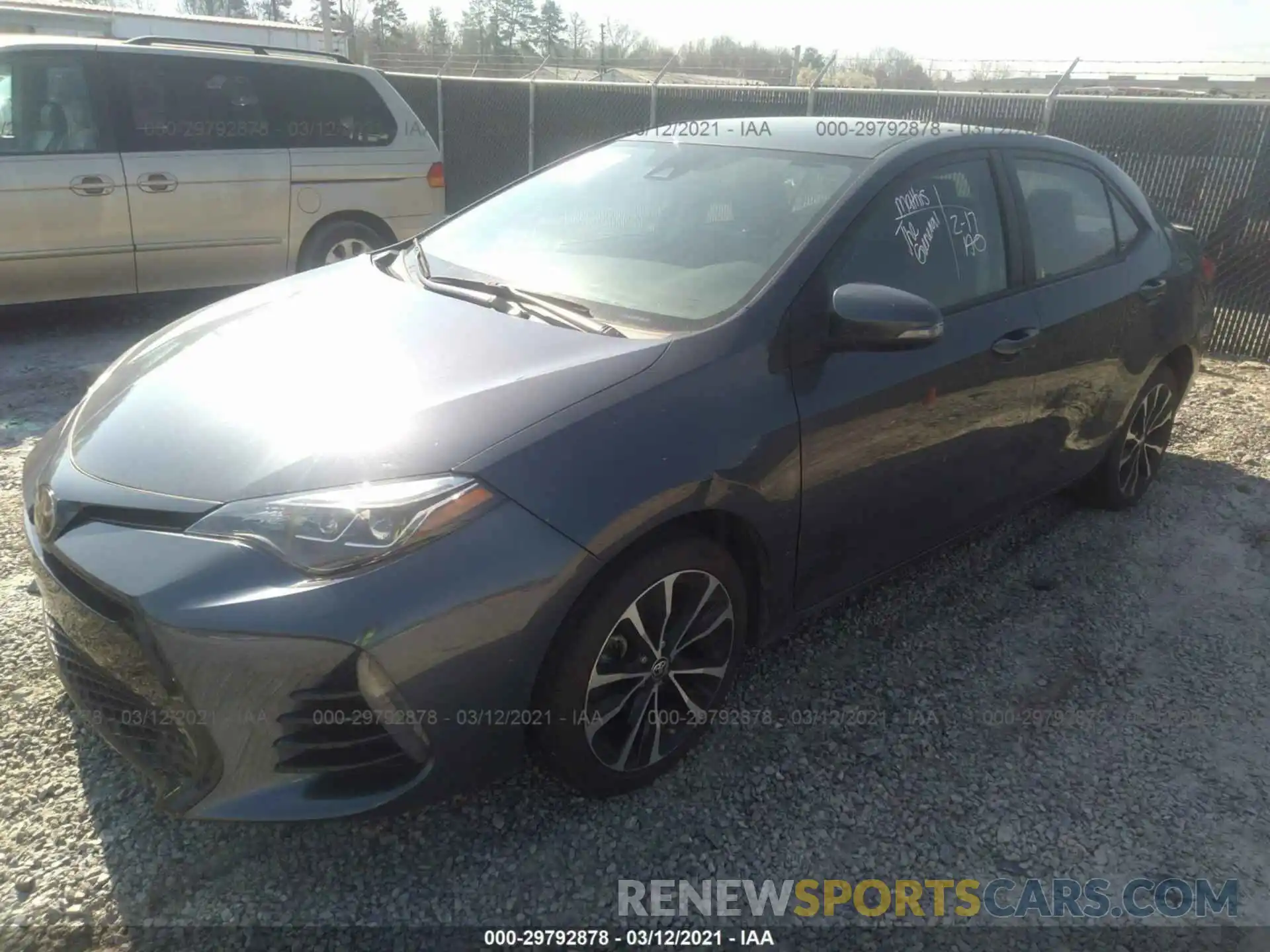 2 Photograph of a damaged car 5YFBURHE8KP857032 TOYOTA COROLLA 2019