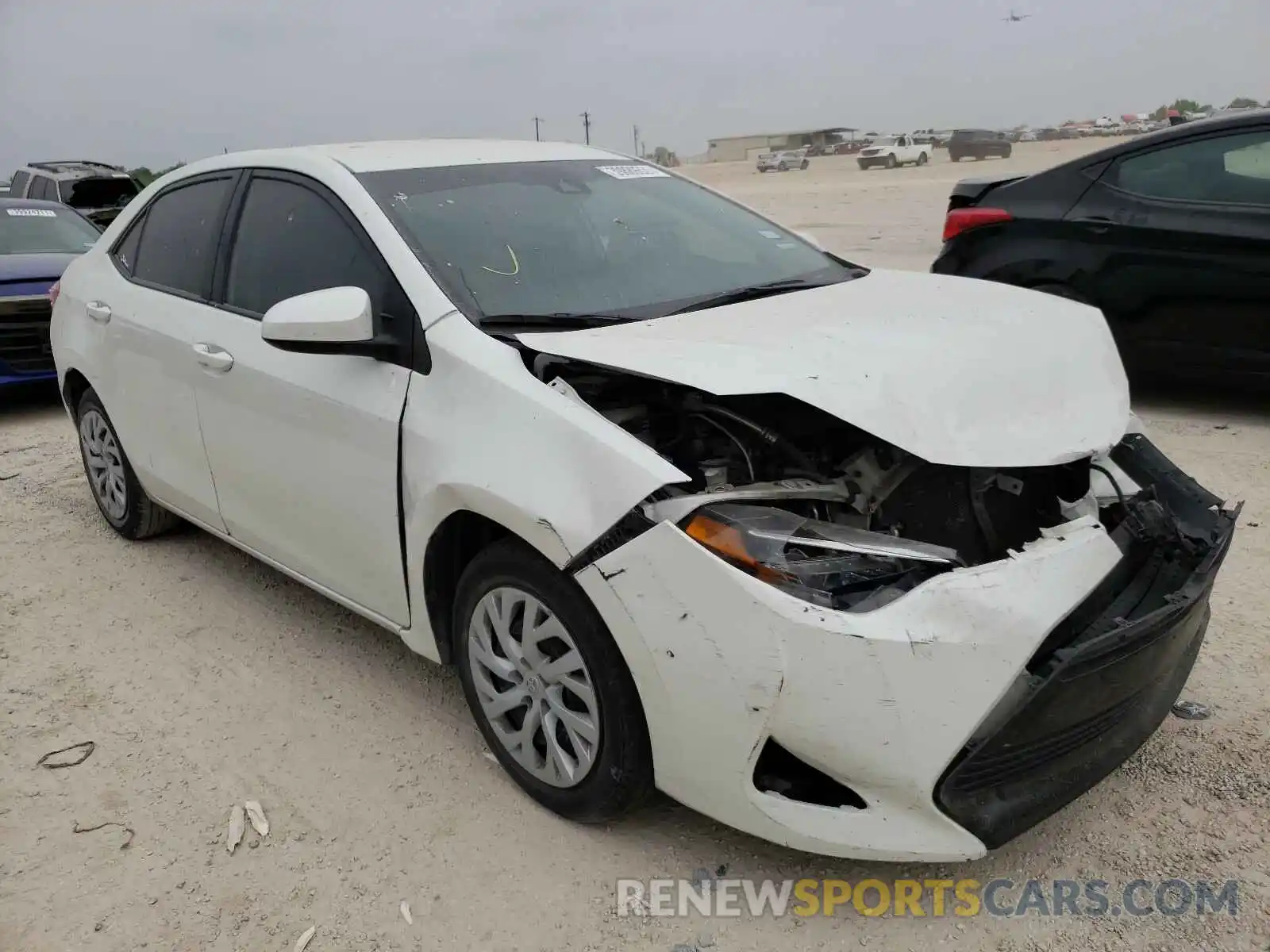 1 Photograph of a damaged car 5YFBURHE8KP857113 TOYOTA COROLLA 2019