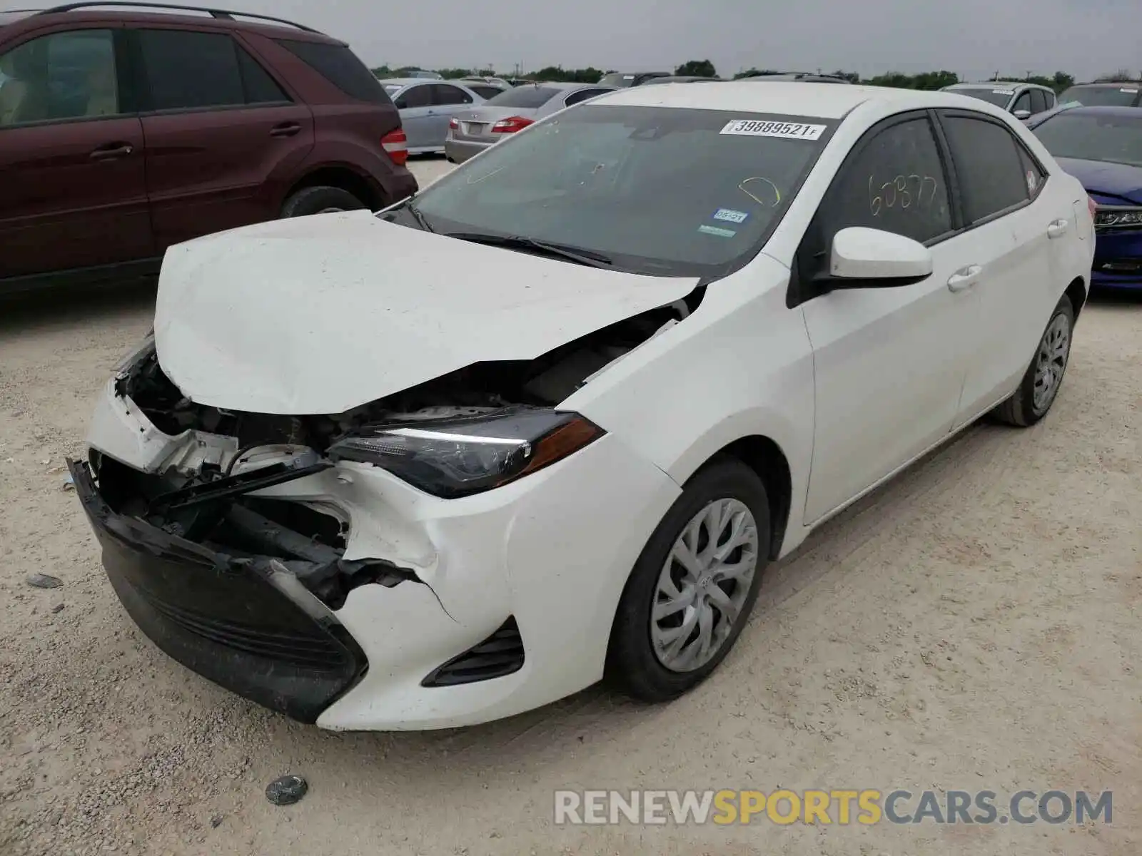 2 Photograph of a damaged car 5YFBURHE8KP857113 TOYOTA COROLLA 2019