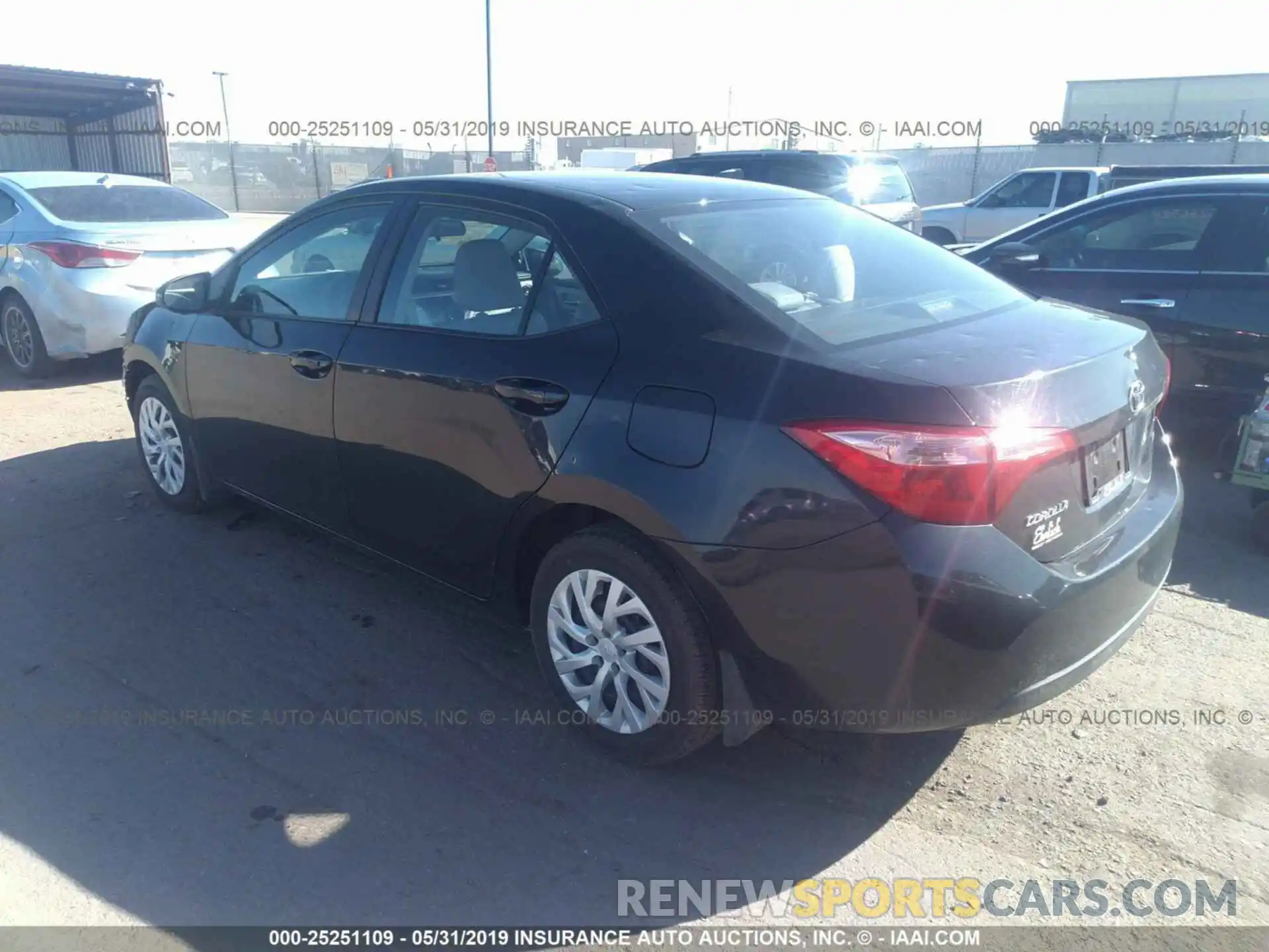 3 Photograph of a damaged car 5YFBURHE8KP857631 TOYOTA COROLLA 2019