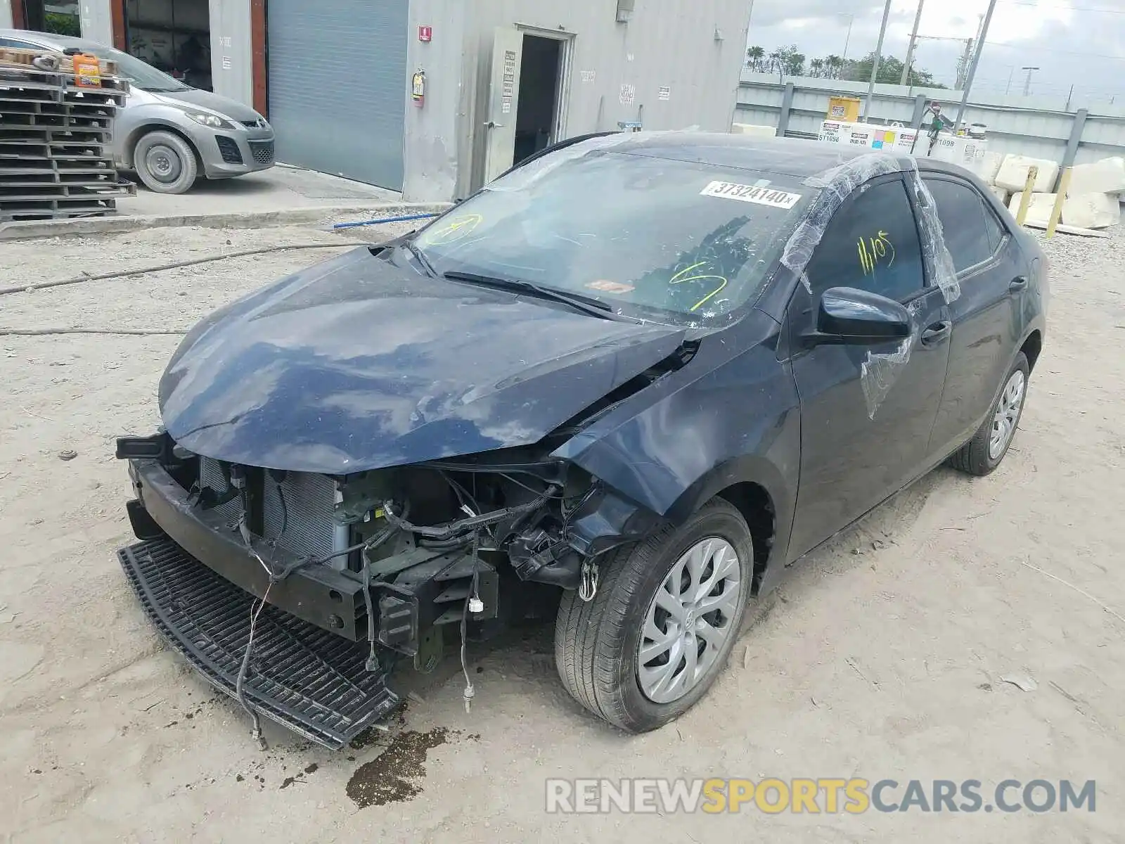 2 Photograph of a damaged car 5YFBURHE8KP857905 TOYOTA COROLLA 2019