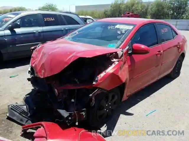 2 Photograph of a damaged car 5YFBURHE8KP858102 TOYOTA COROLLA 2019