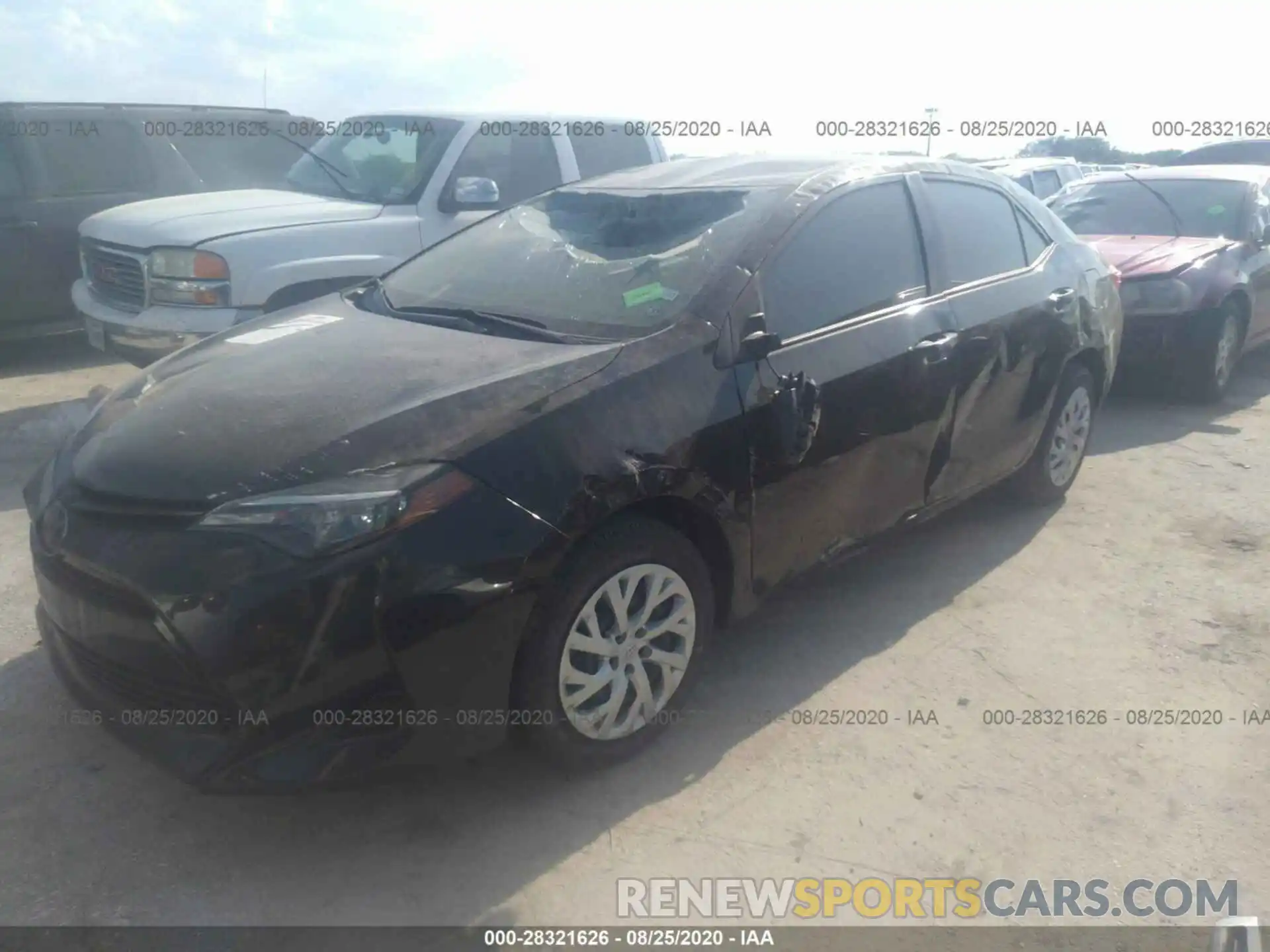 2 Photograph of a damaged car 5YFBURHE8KP858228 TOYOTA COROLLA 2019